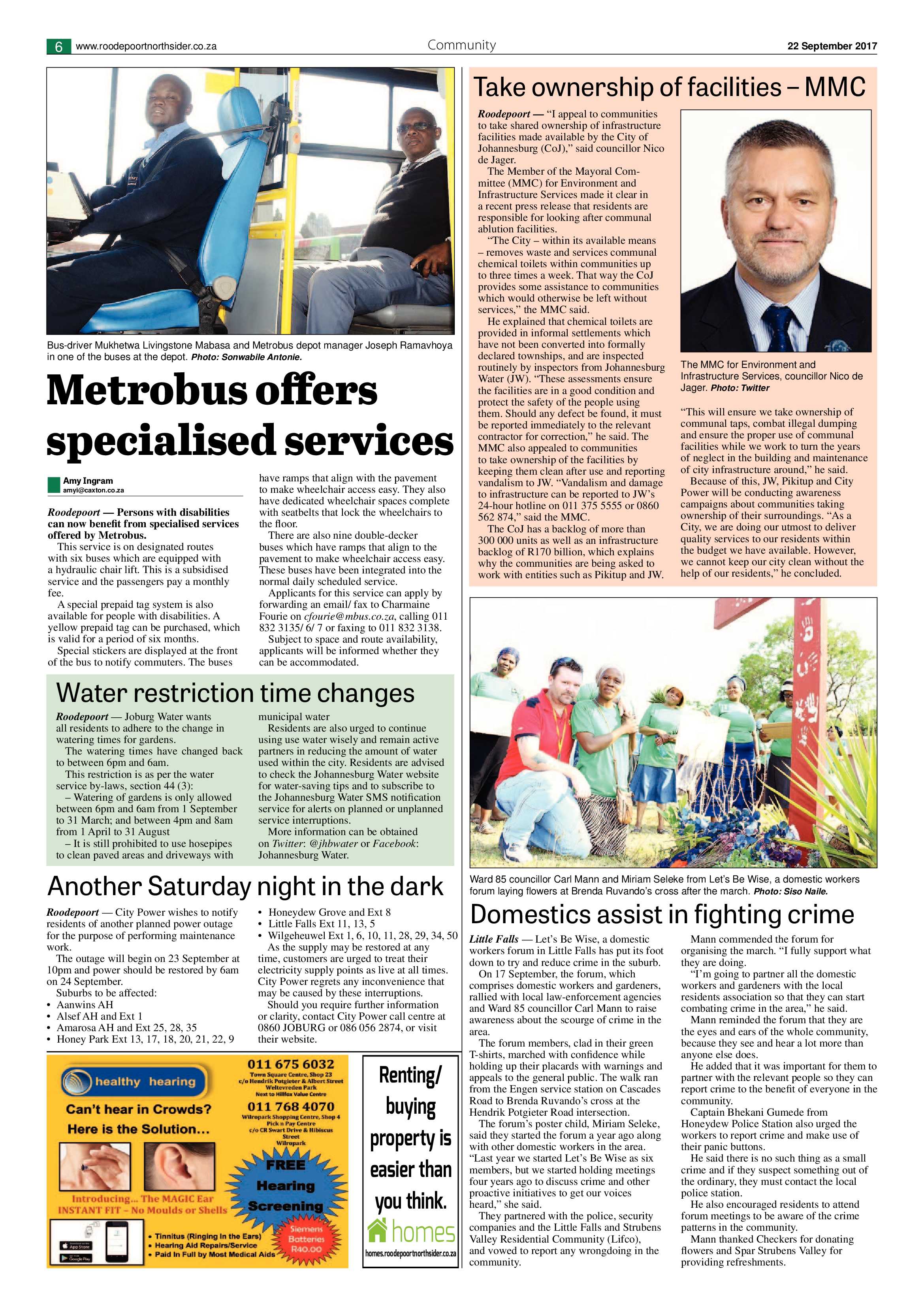 Roodepoort Northsider 22 September 2017 page 6