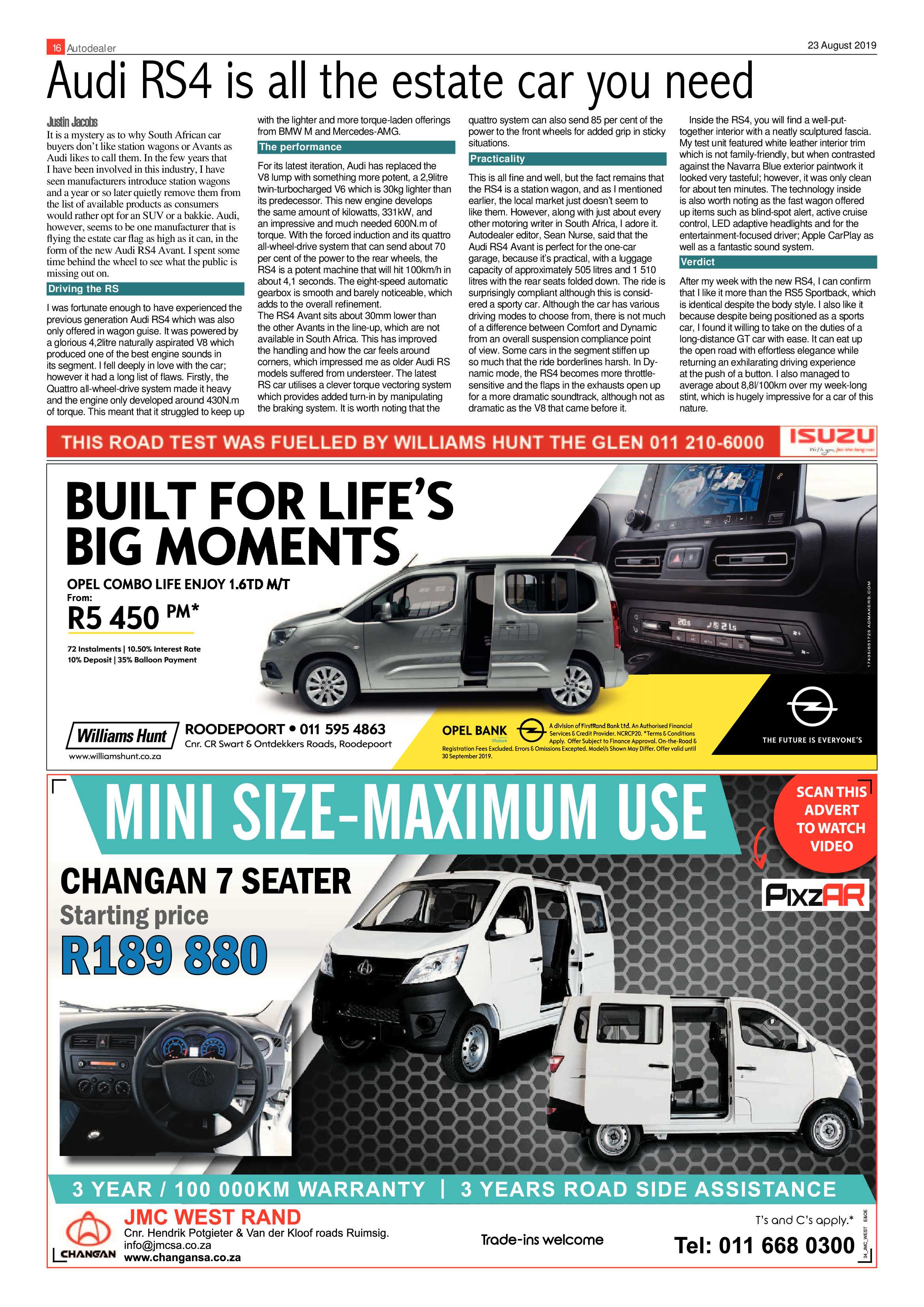 Roodepoort Northsider 23 August 2019 page 16