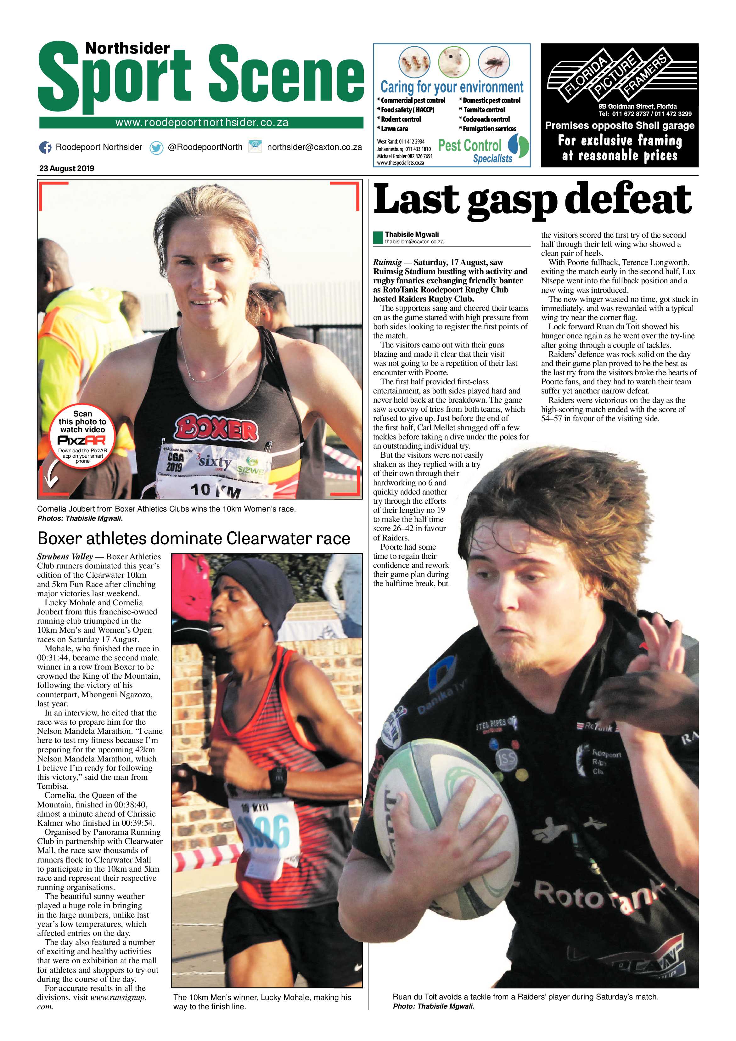 Roodepoort Northsider 23 August 2019 page 20