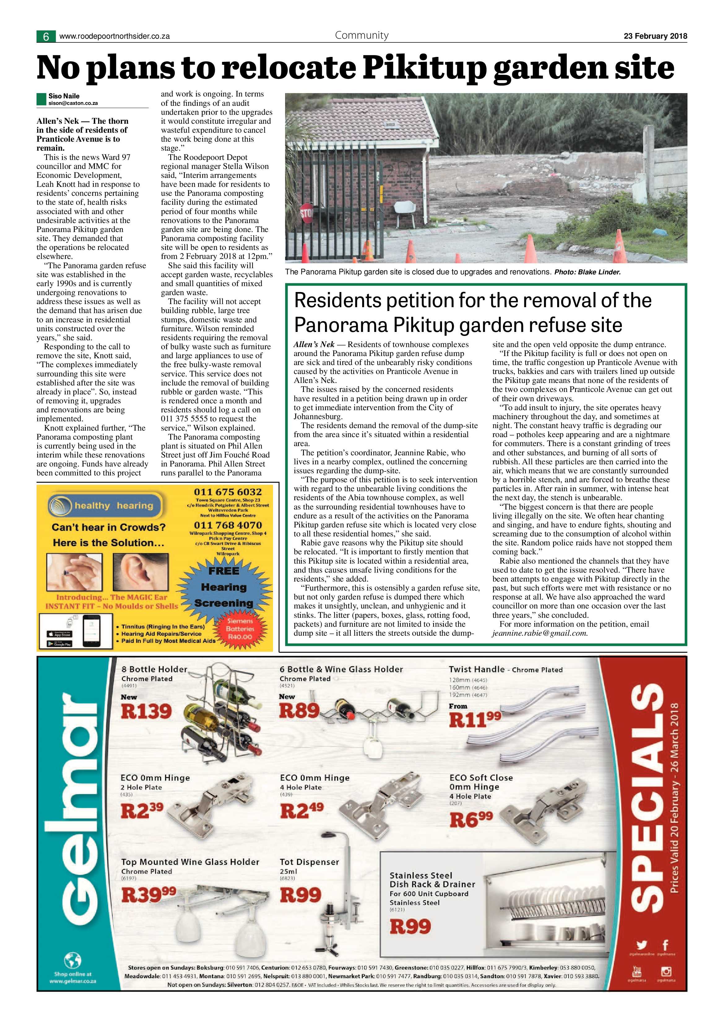 Roodepoort Northsider 23 February 2018 page 6