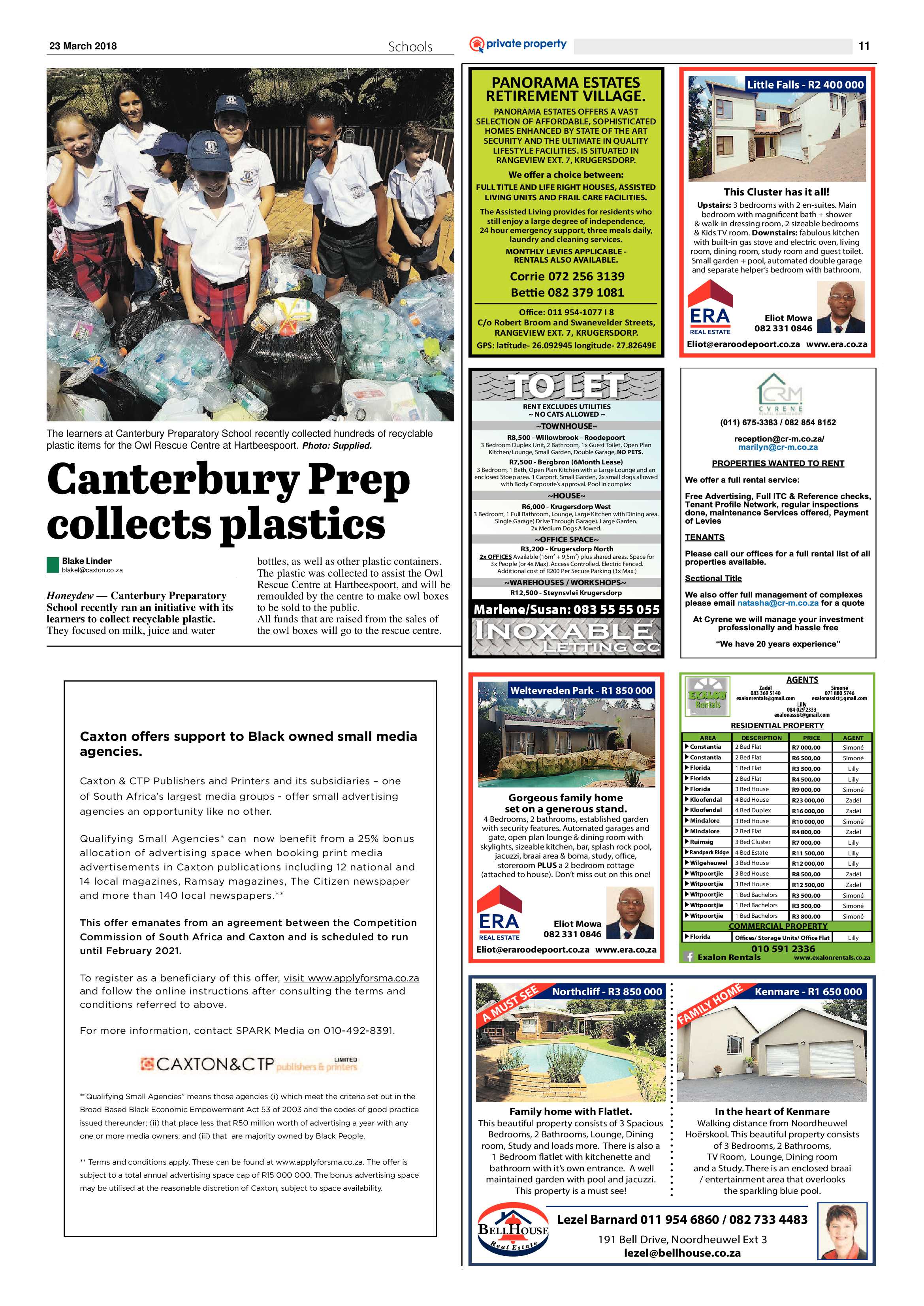 Roodepoort Northsider 23 March 2018 page 11