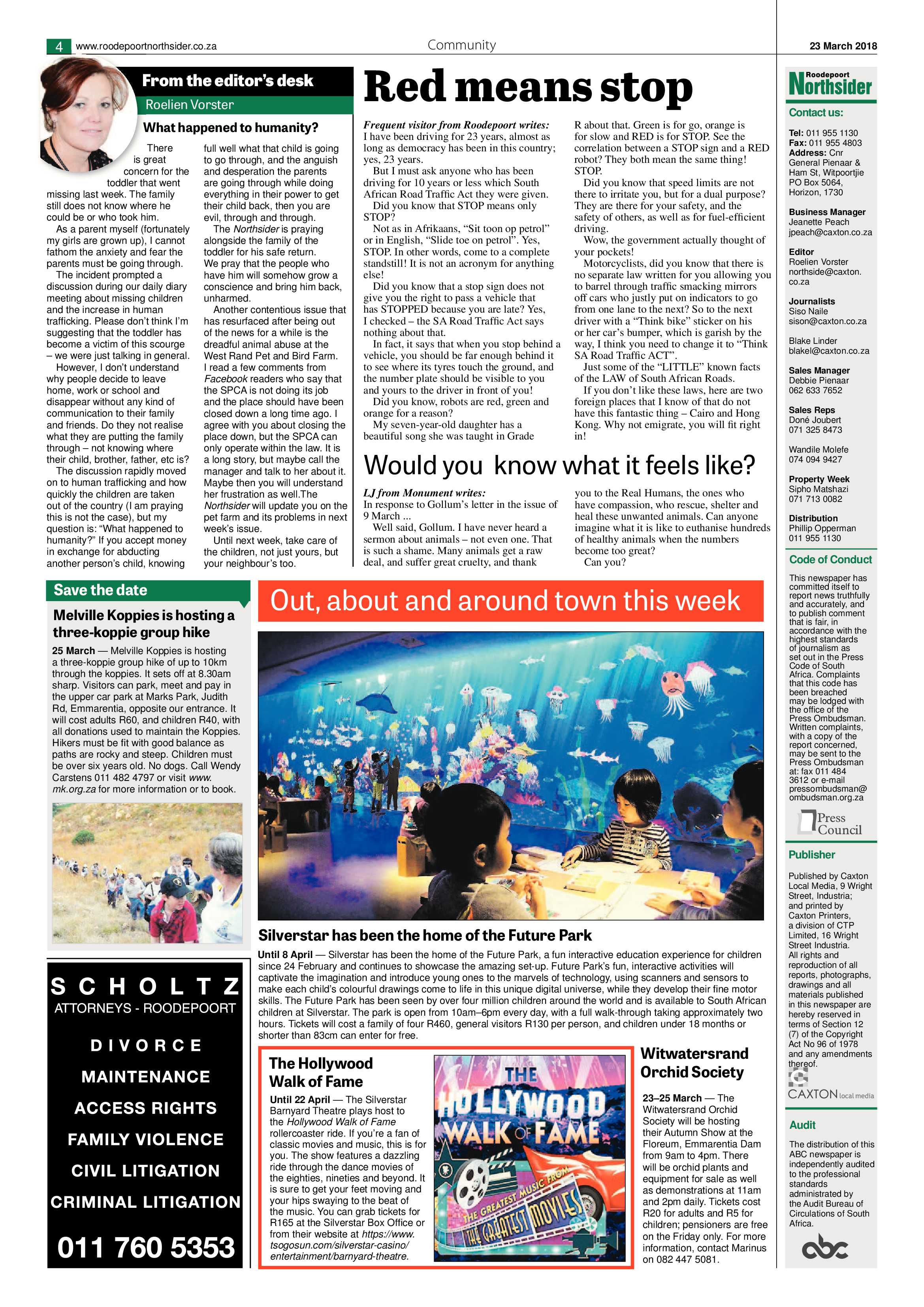 Roodepoort Northsider 23 March 2018 page 4