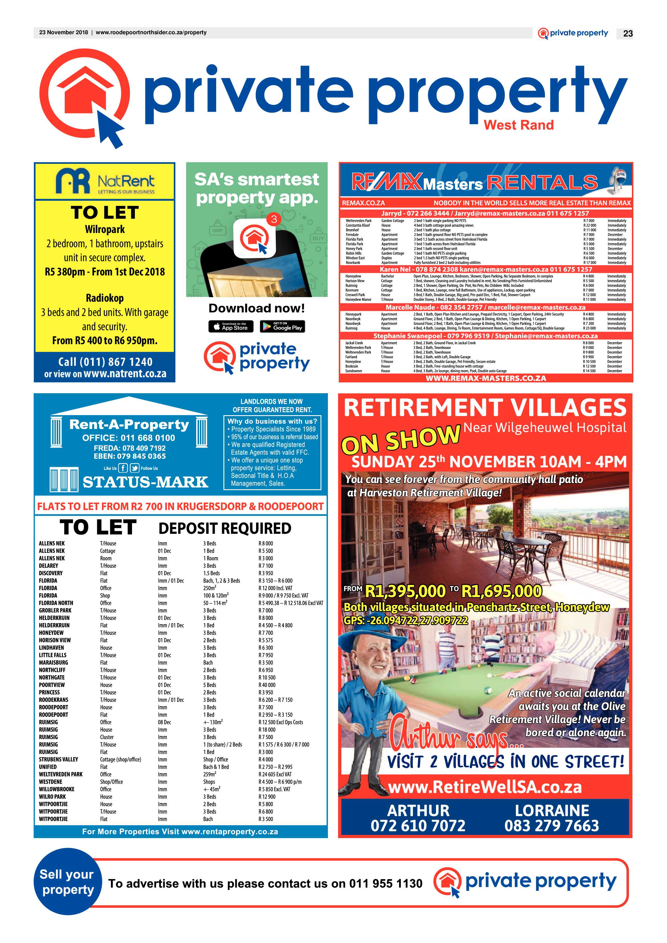 Roodepoort Northsider 23 November 2018 page 23