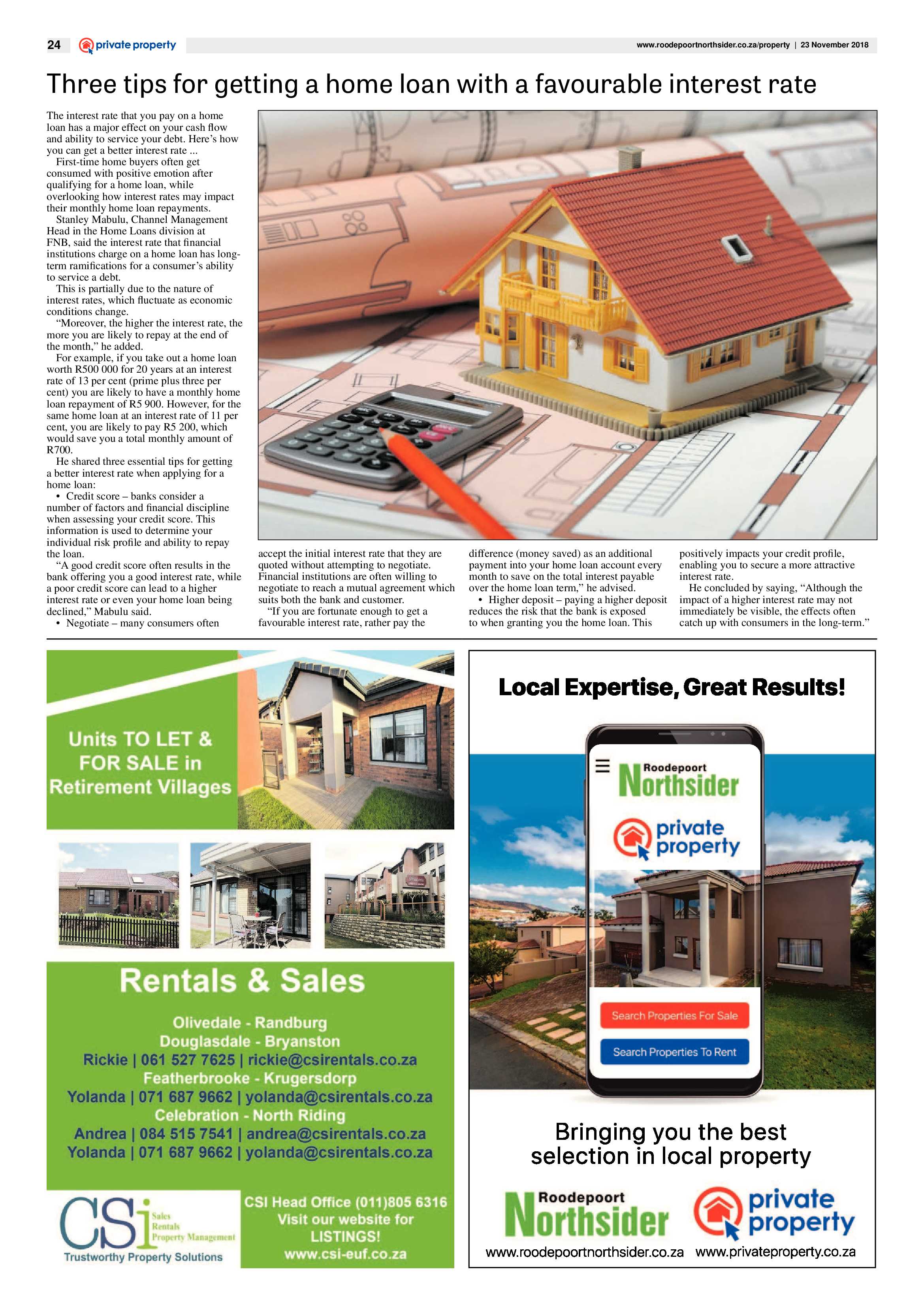 Roodepoort Northsider 23 November 2018 page 24