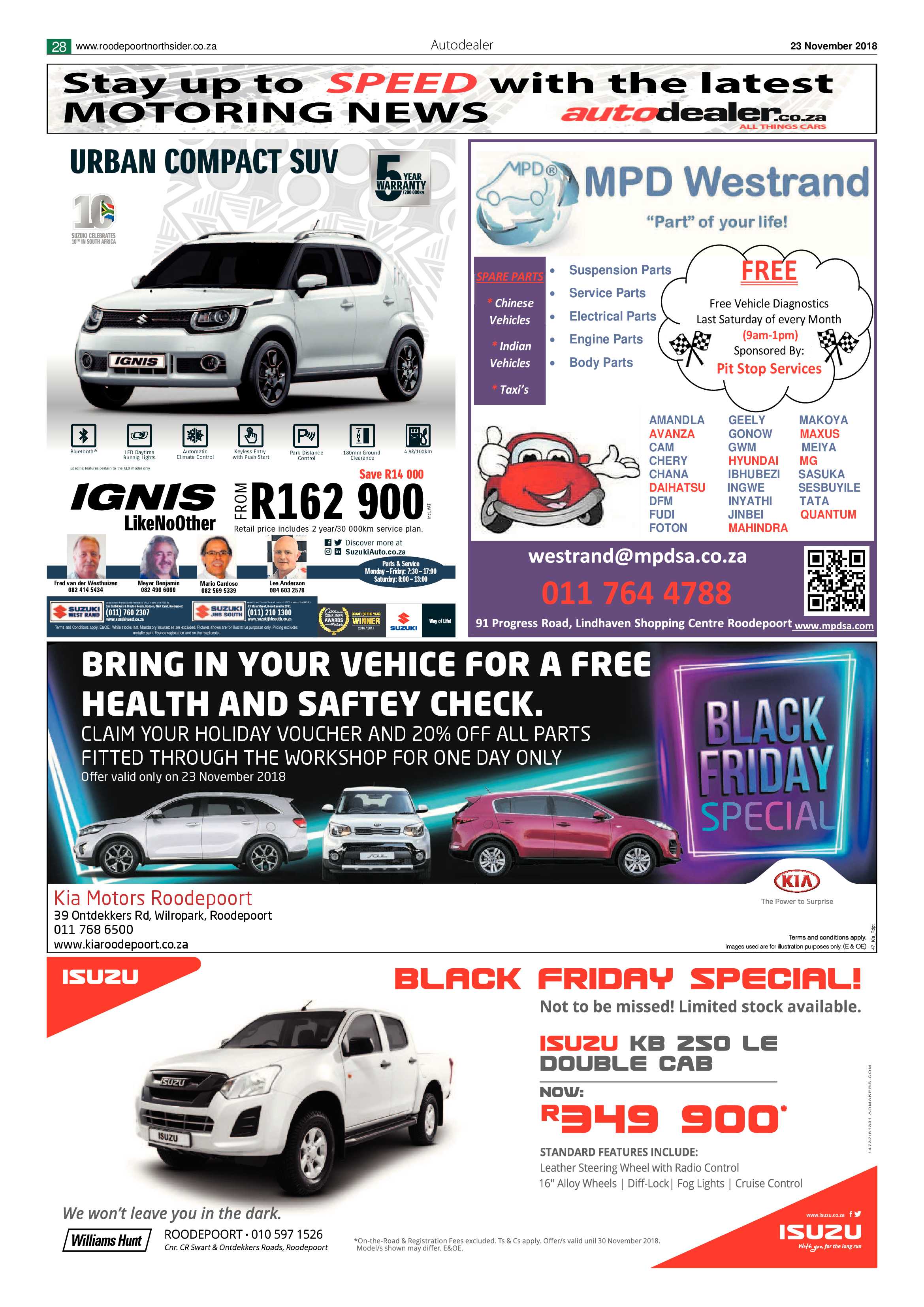 Roodepoort Northsider 23 November 2018 page 28