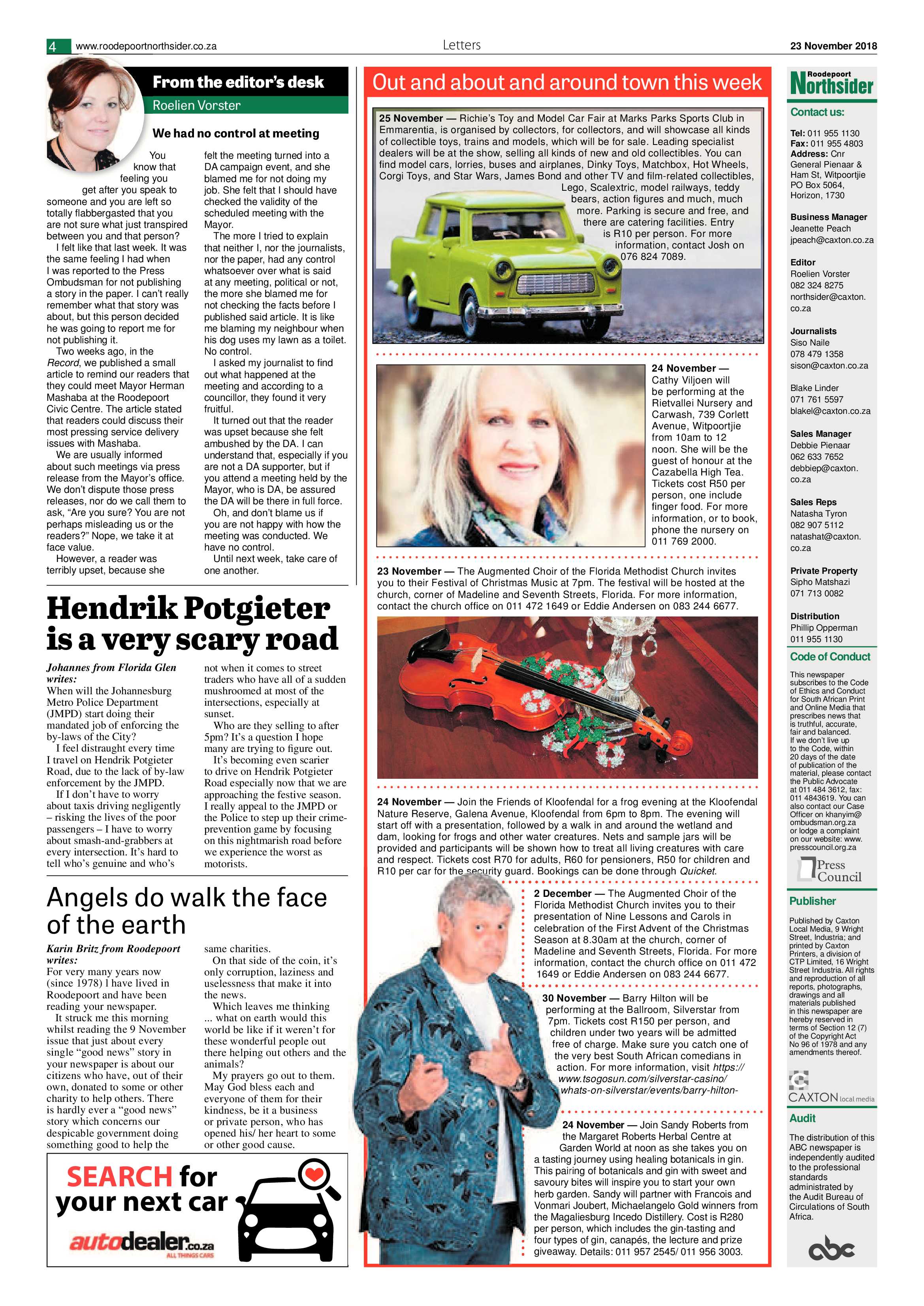 Roodepoort Northsider 23 November 2018 page 4