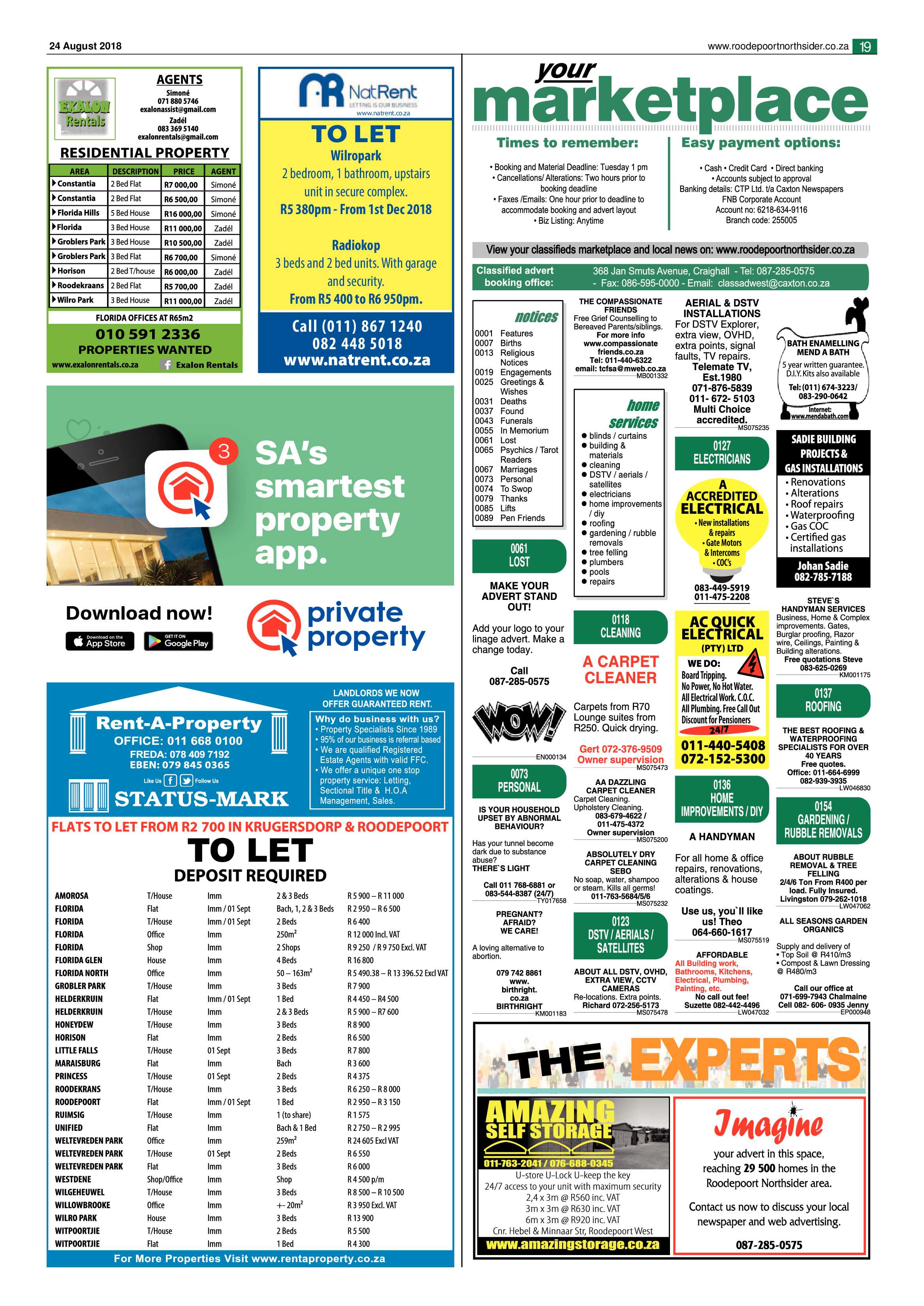 Roodepoort Northsider 24 August 2018 page 19