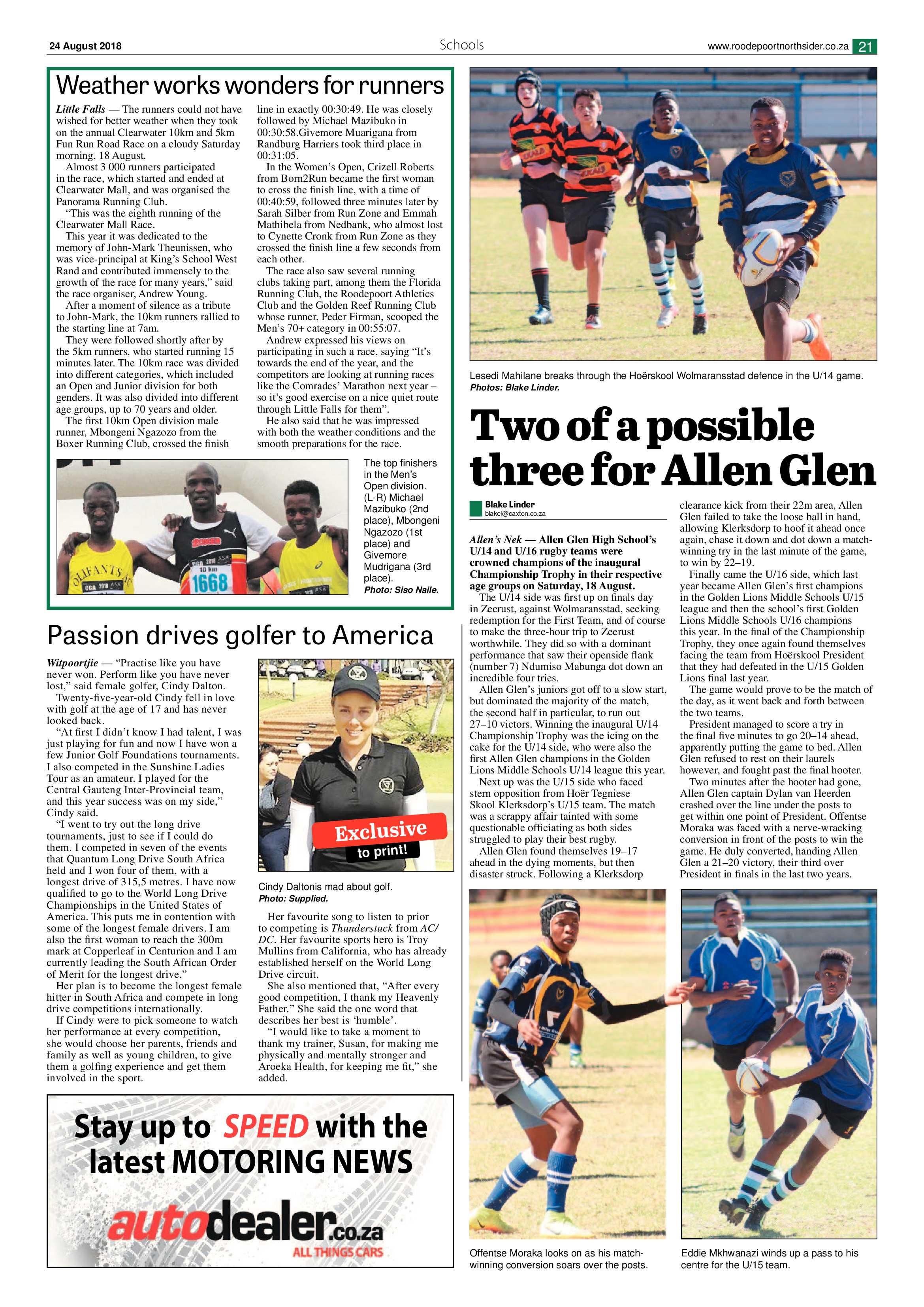 Roodepoort Northsider 24 August 2018 page 21