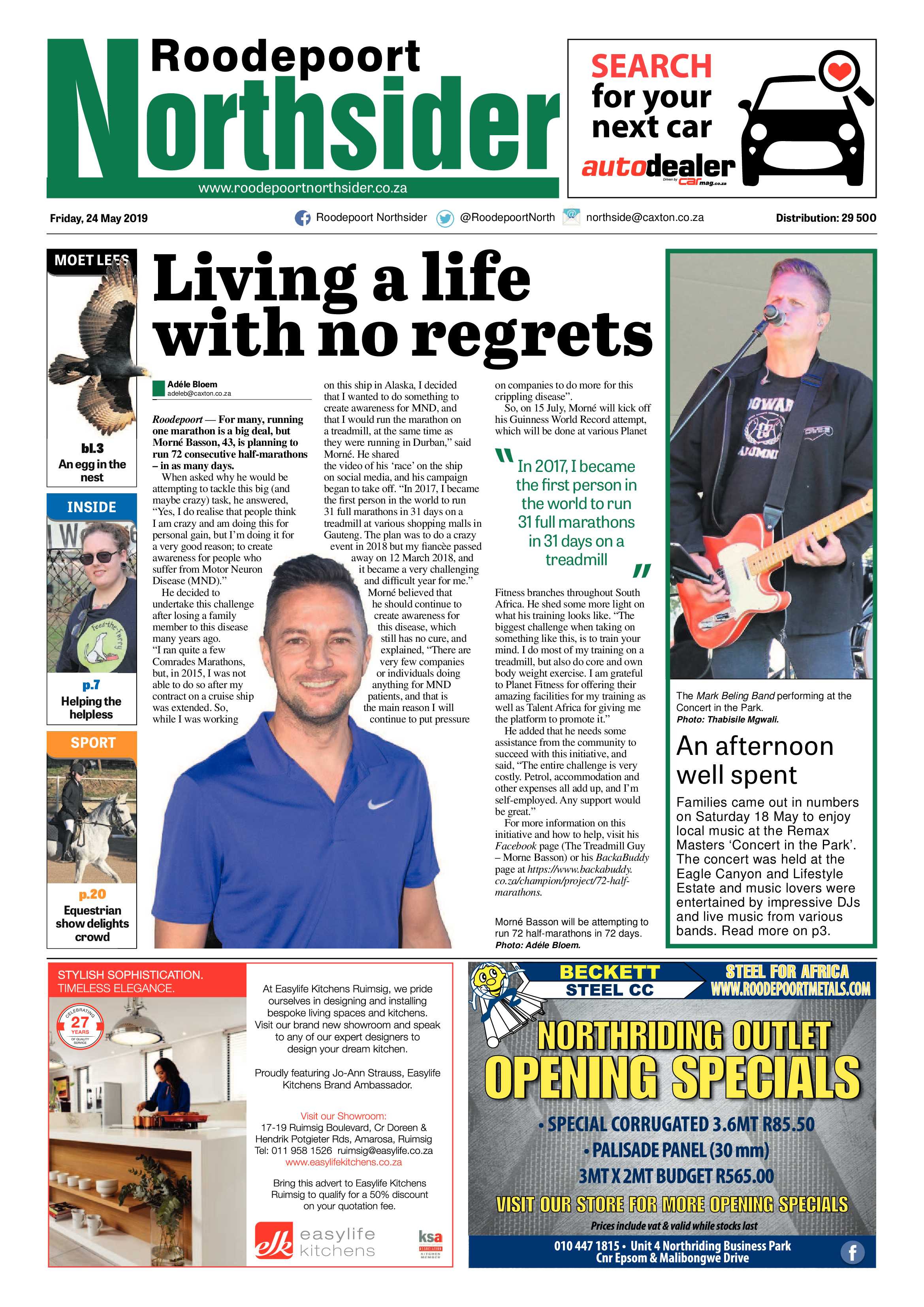 Roodepoort Northsider 24 May 2019 page 1
