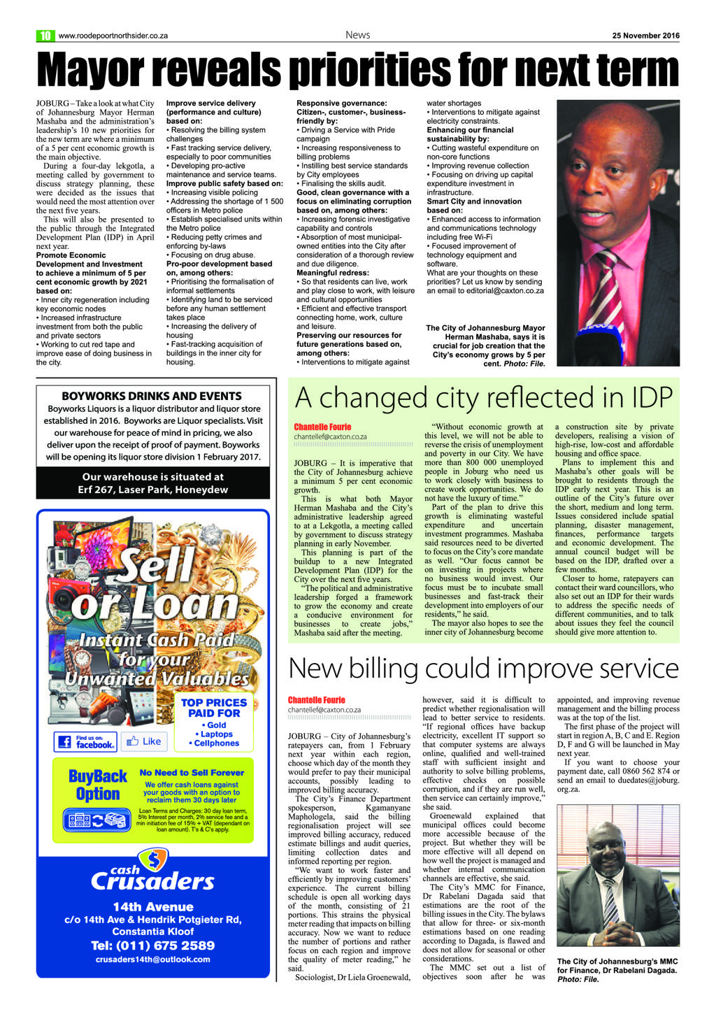 Roodepoort Northsider 24 November 2016 page 10