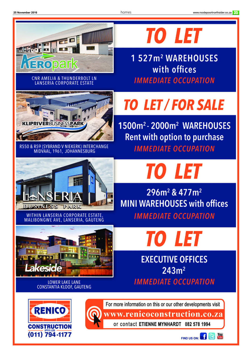 Roodepoort Northsider 24 November 2016 page 35