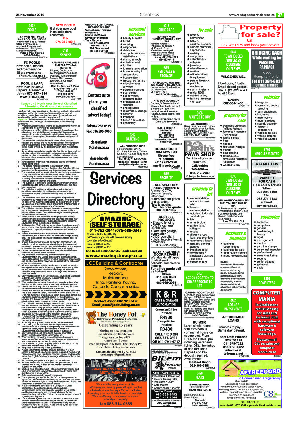 Roodepoort Northsider 24 November 2016 page 37