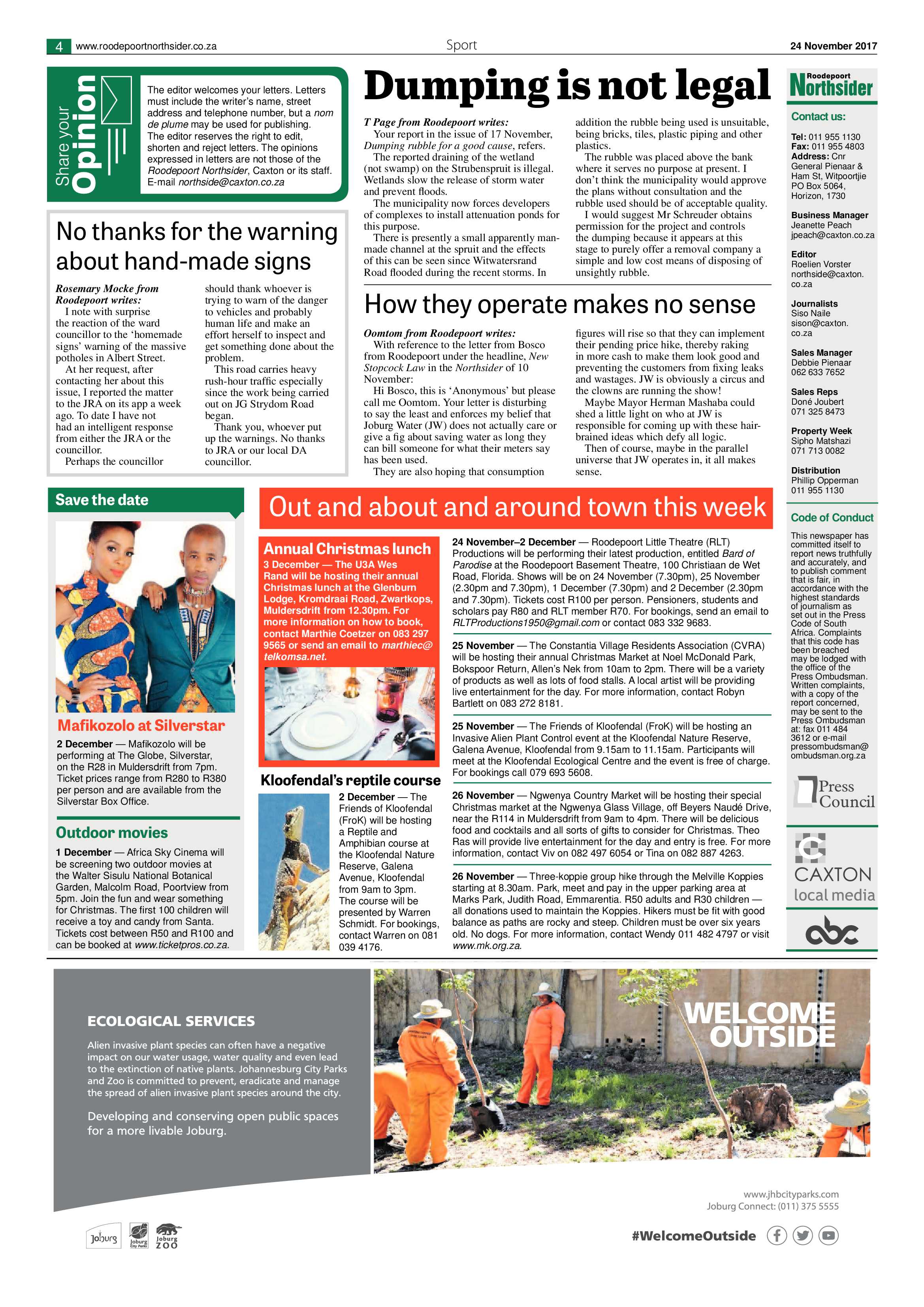 Roodepoort Northsider 24 November 2017 page 4