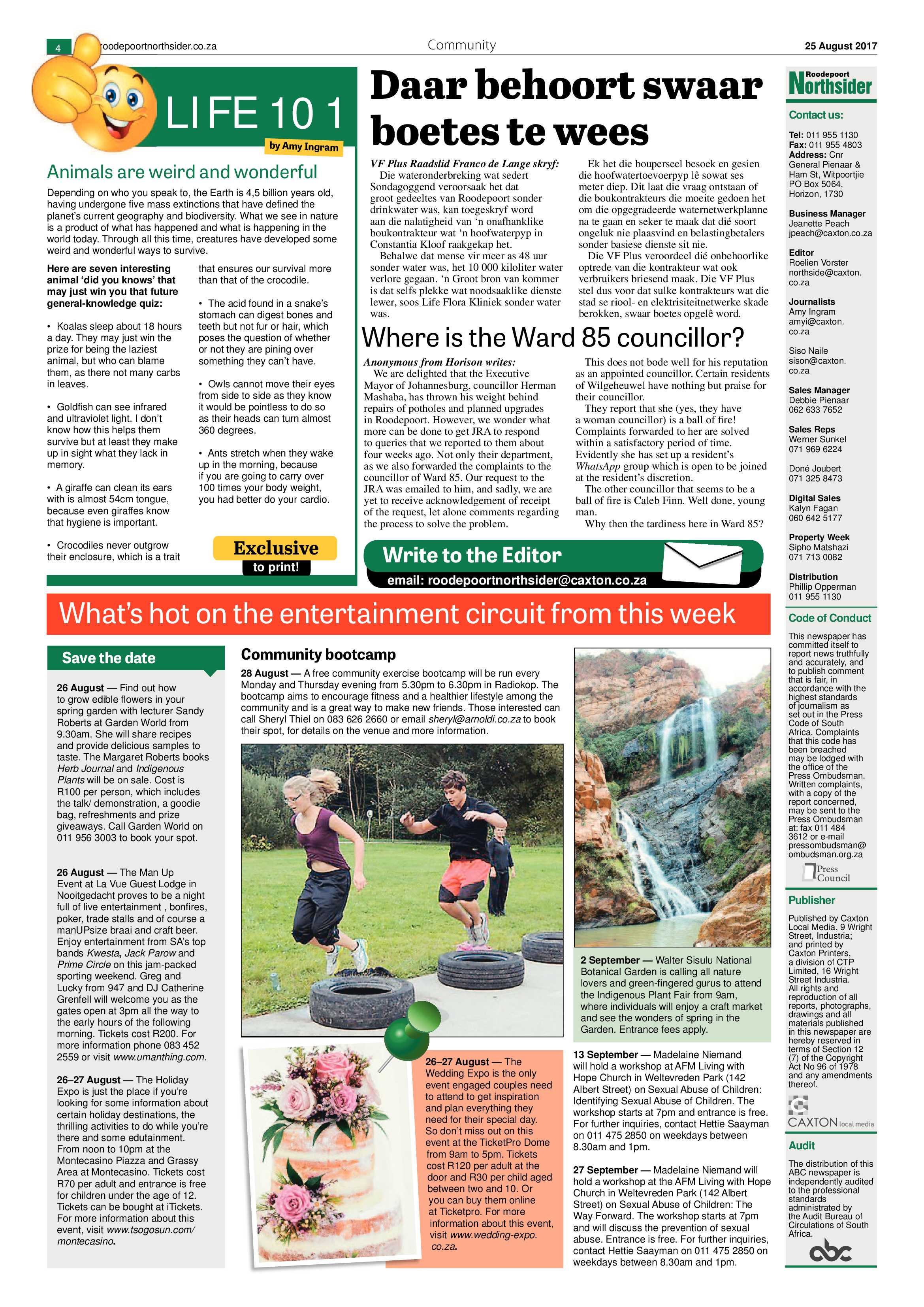 Roodepoort Northsider 25 August 2017 page 4