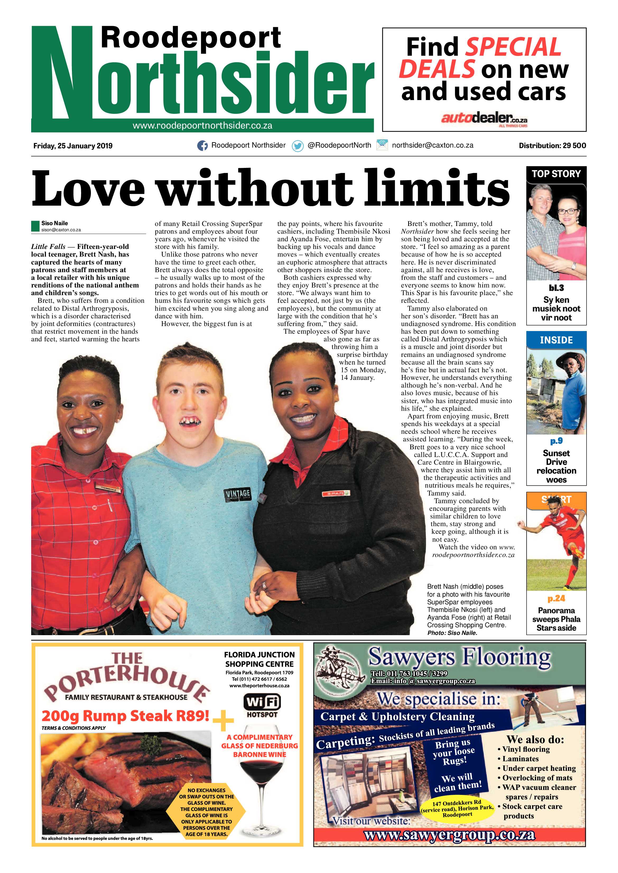 Roodepoort Northsider 25 January 2019 page 1
