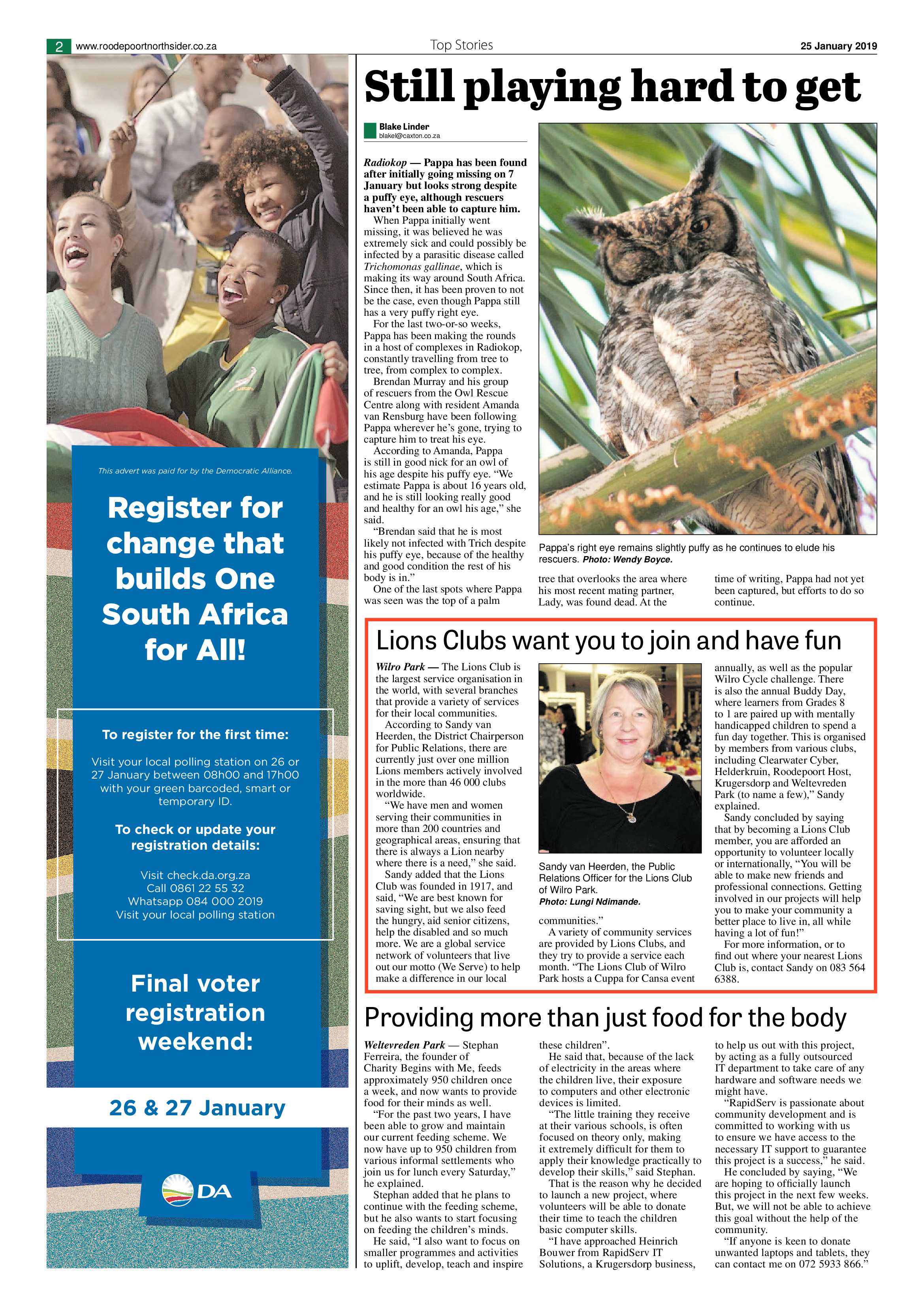 Roodepoort Northsider 25 January 2019 page 2
