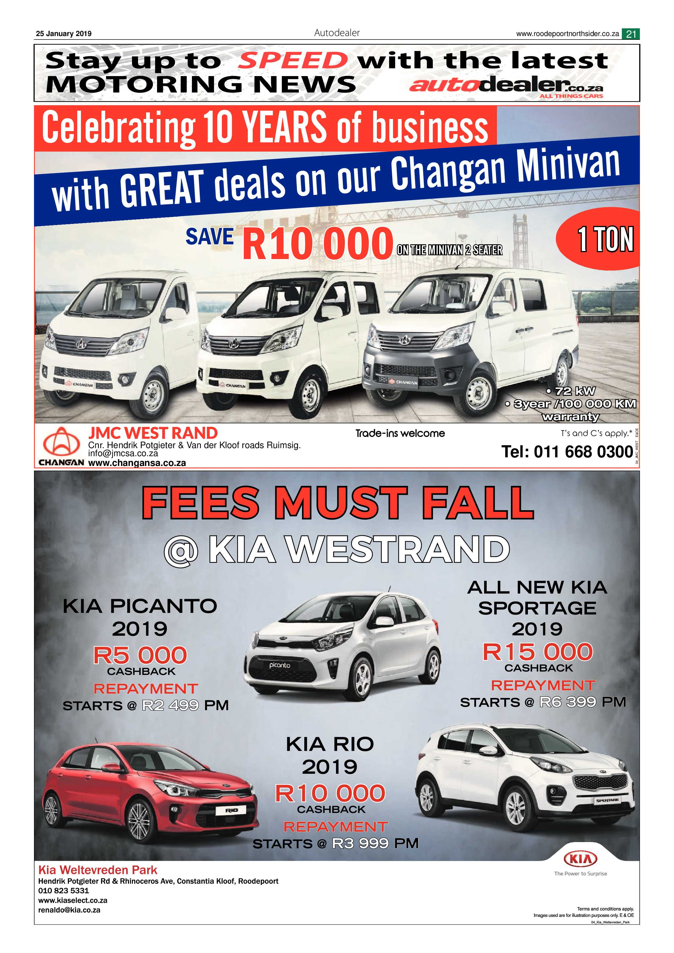 Roodepoort Northsider 25 January 2019 page 21