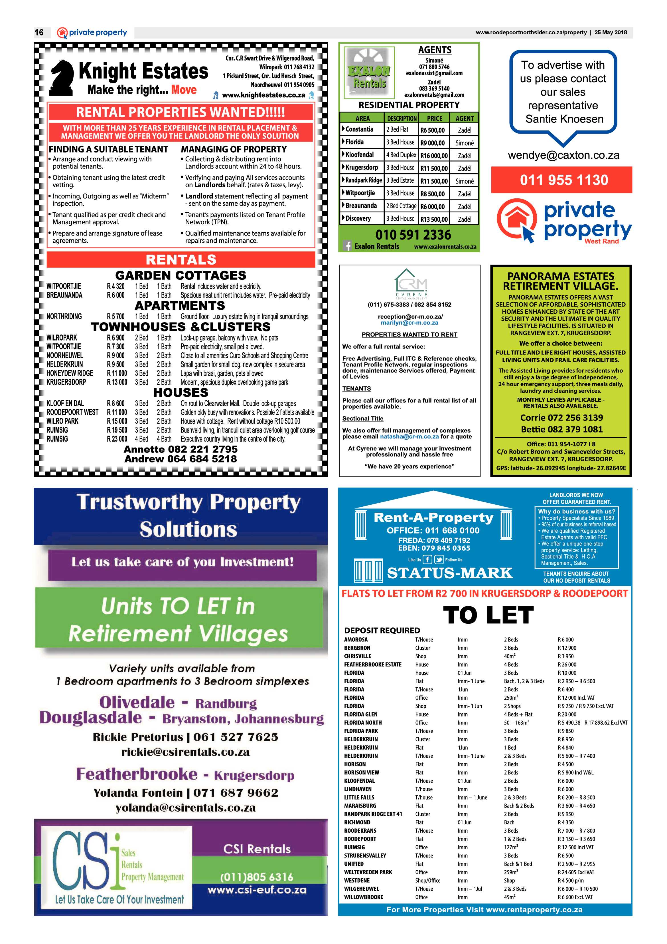 Roodepoort Northsider 25 May 2018 page 16