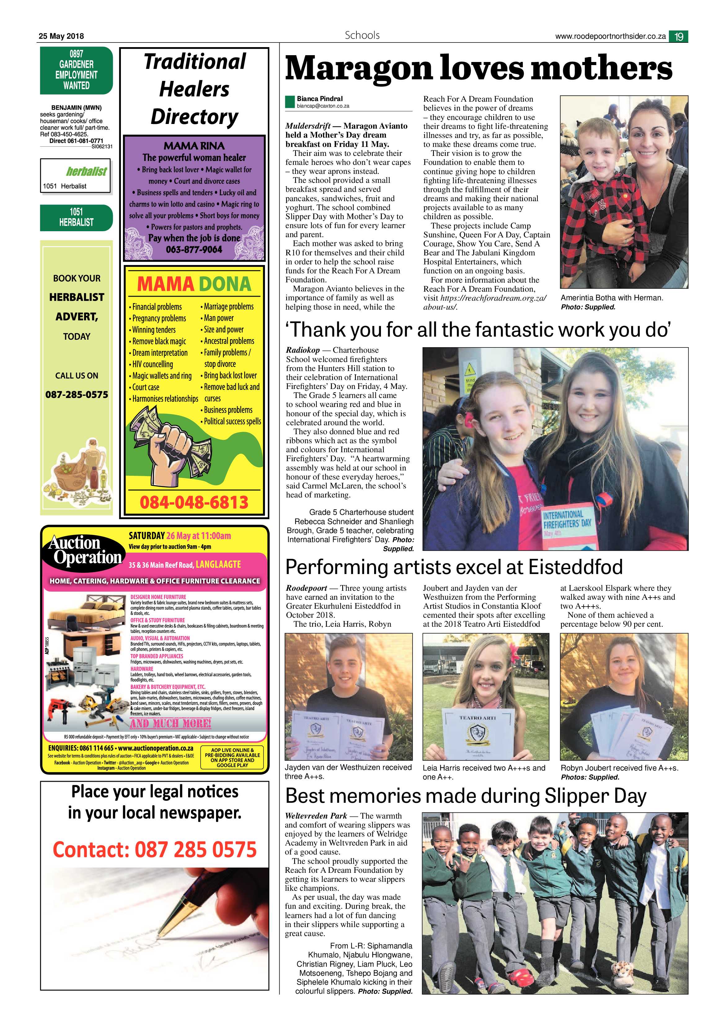 Roodepoort Northsider 25 May 2018 page 19