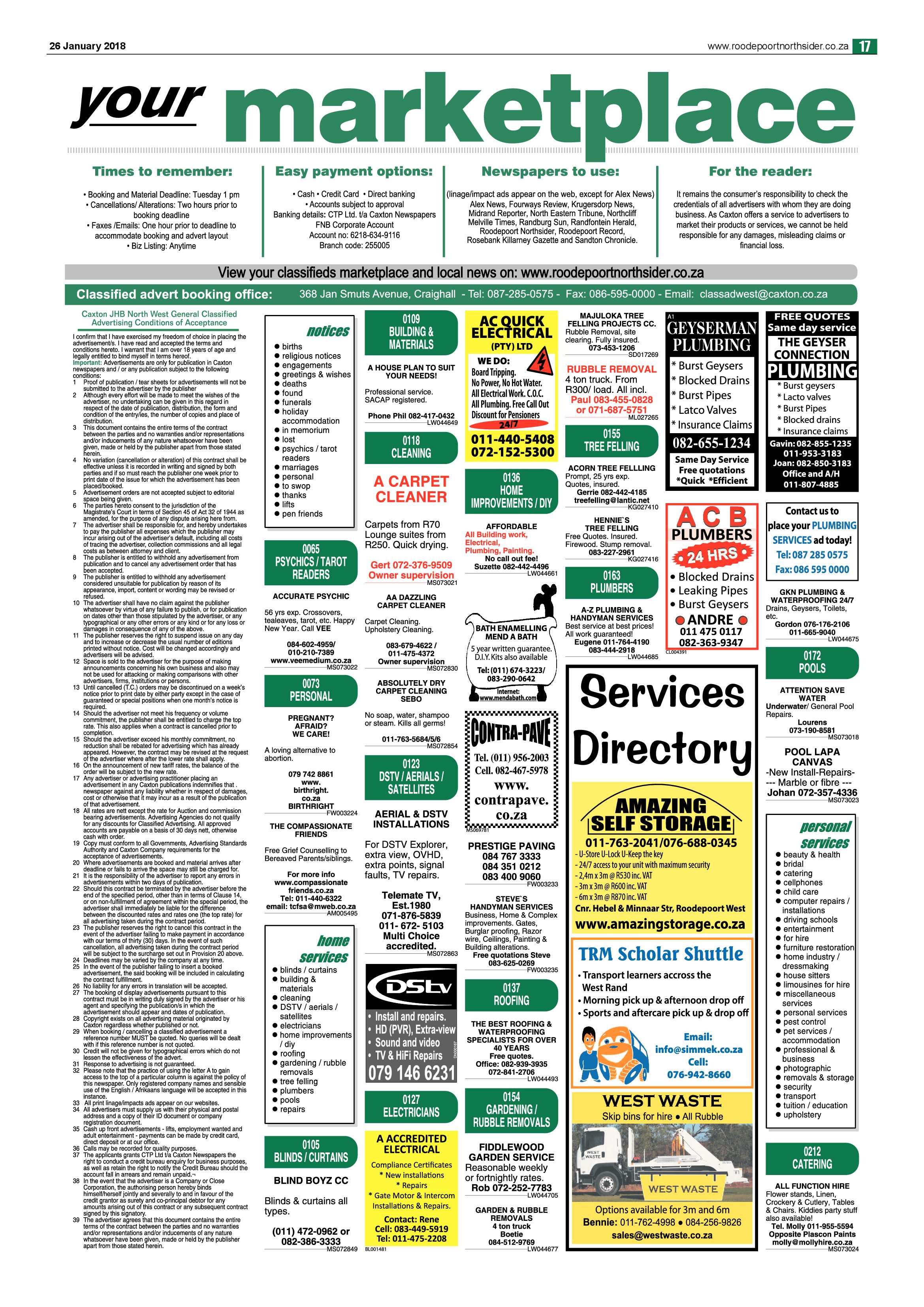 Roodepoort Northsider 26 January 2018 page 17