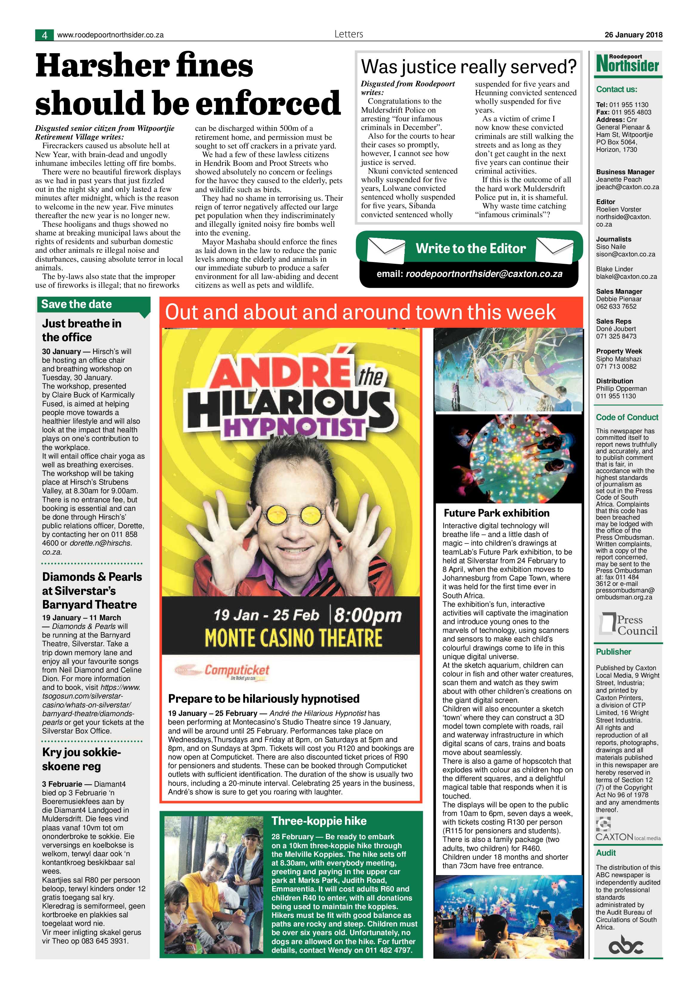 Roodepoort Northsider 26 January 2018 page 4