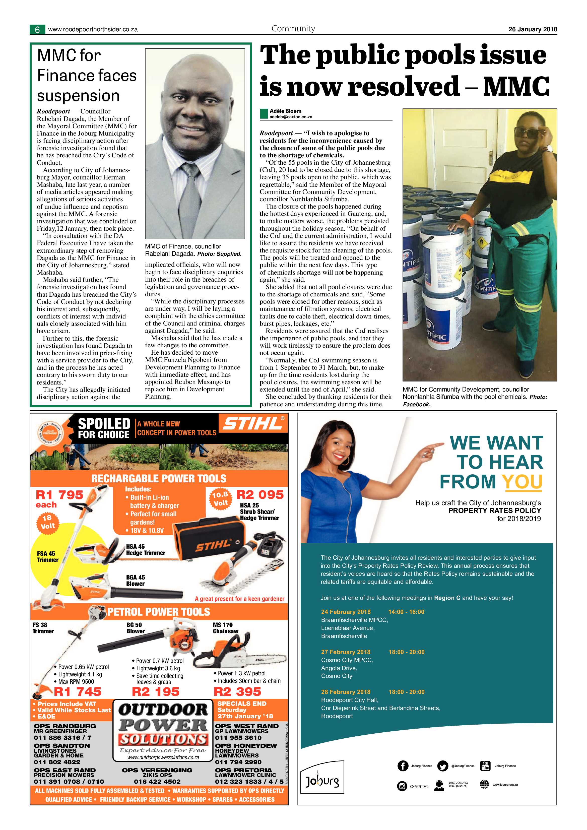 Roodepoort Northsider 26 January 2018 page 6