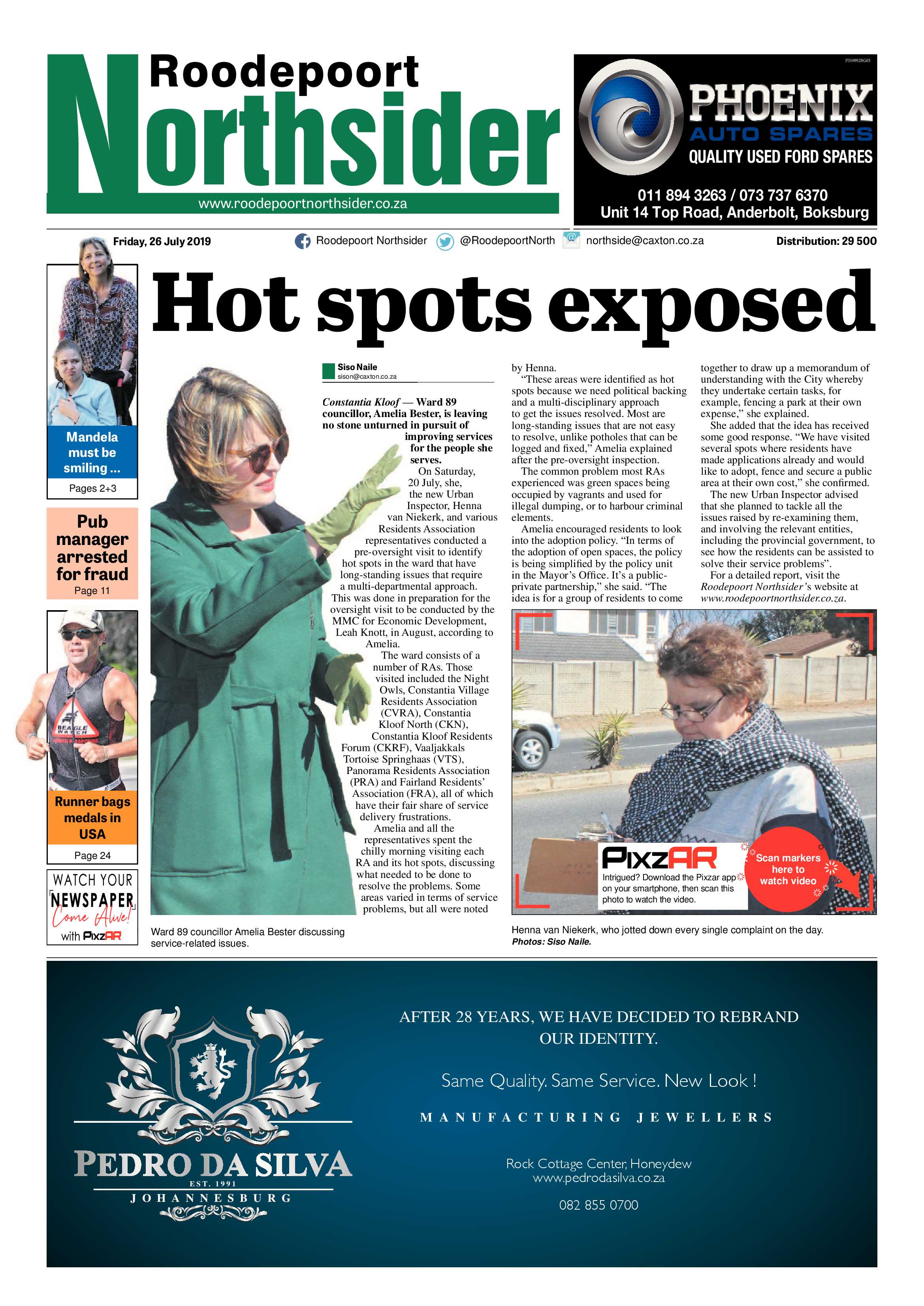 Roodepoort Northsider 26 July 2019 page 1