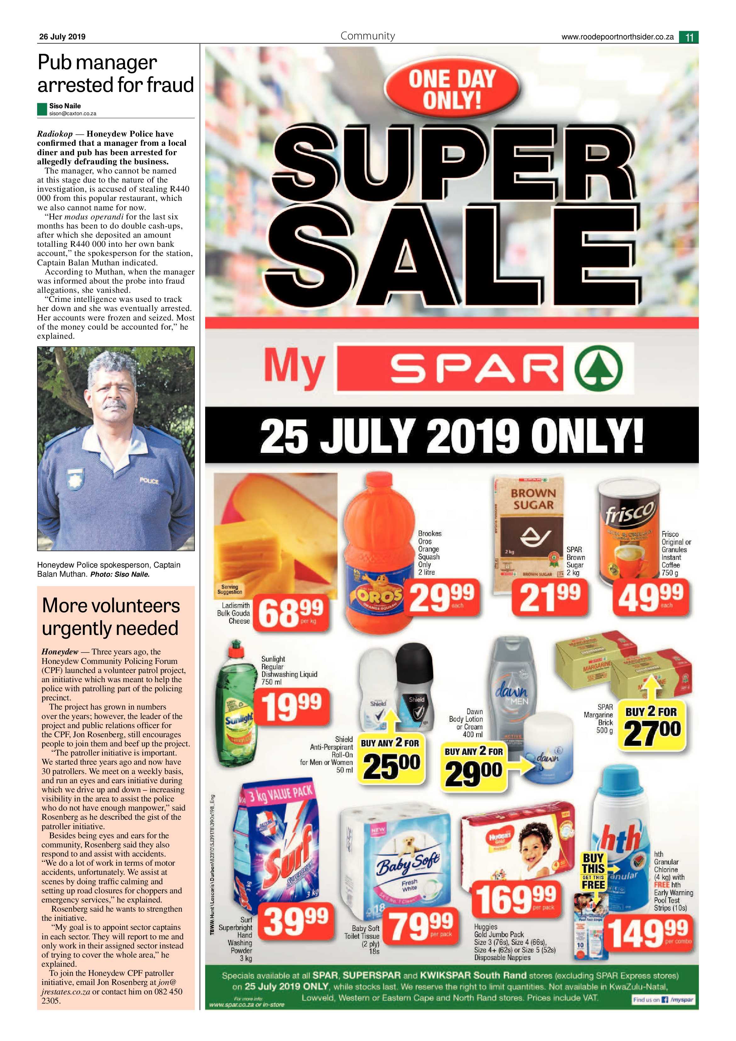 Roodepoort Northsider 26 July 2019 page 11