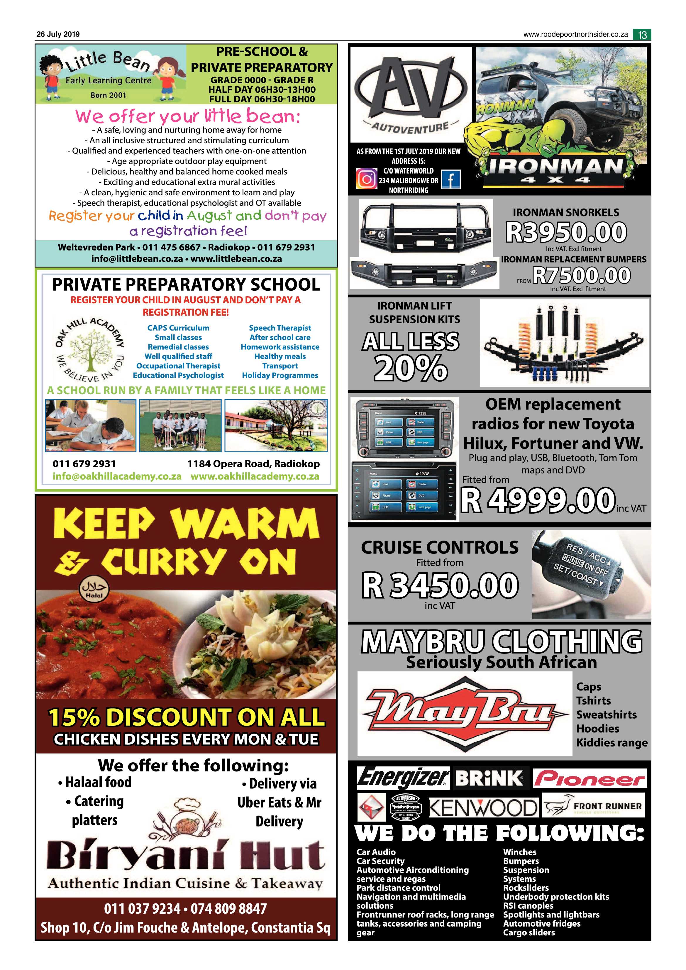 Roodepoort Northsider 26 July 2019 page 13