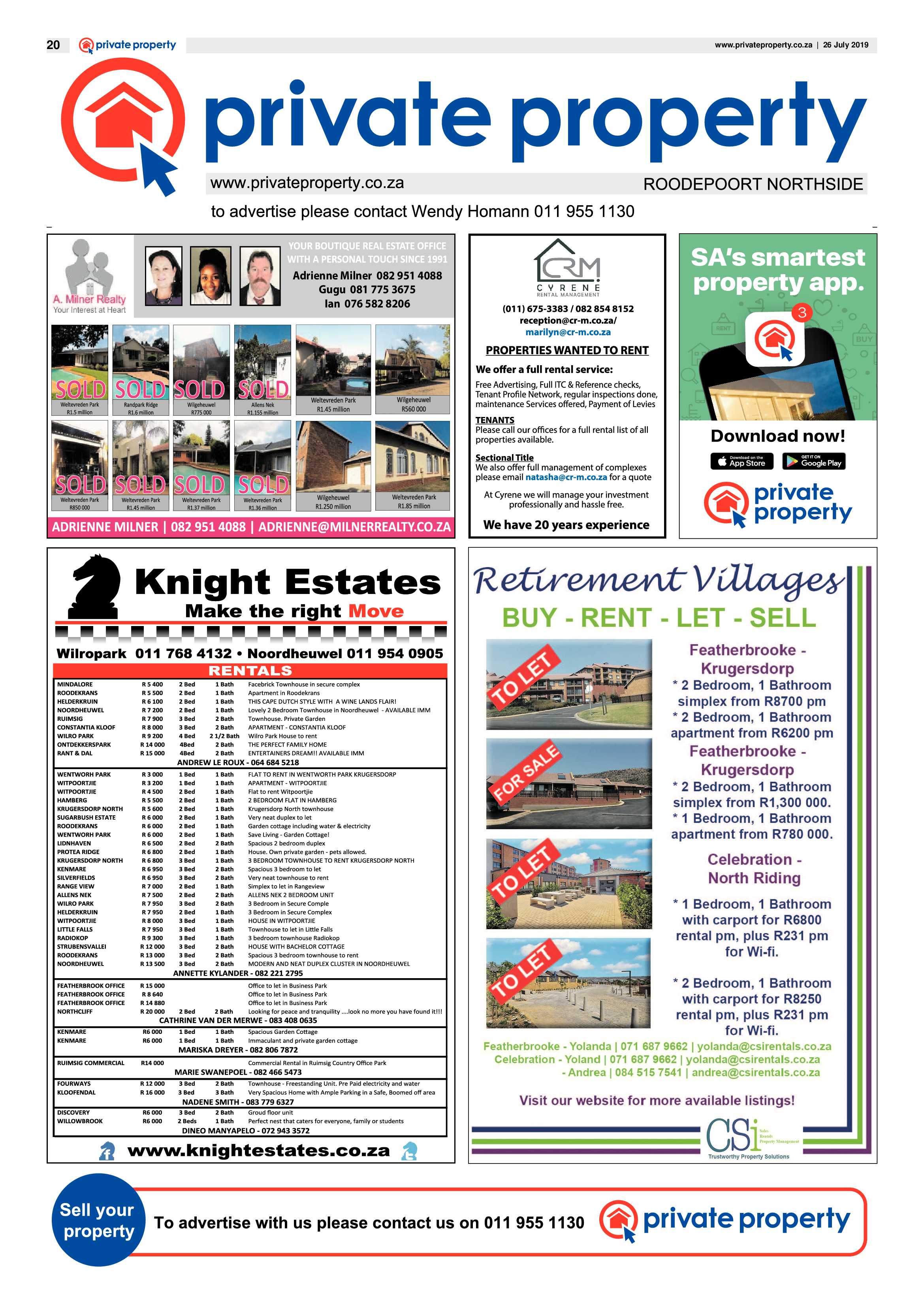 Roodepoort Northsider 26 July 2019 page 20