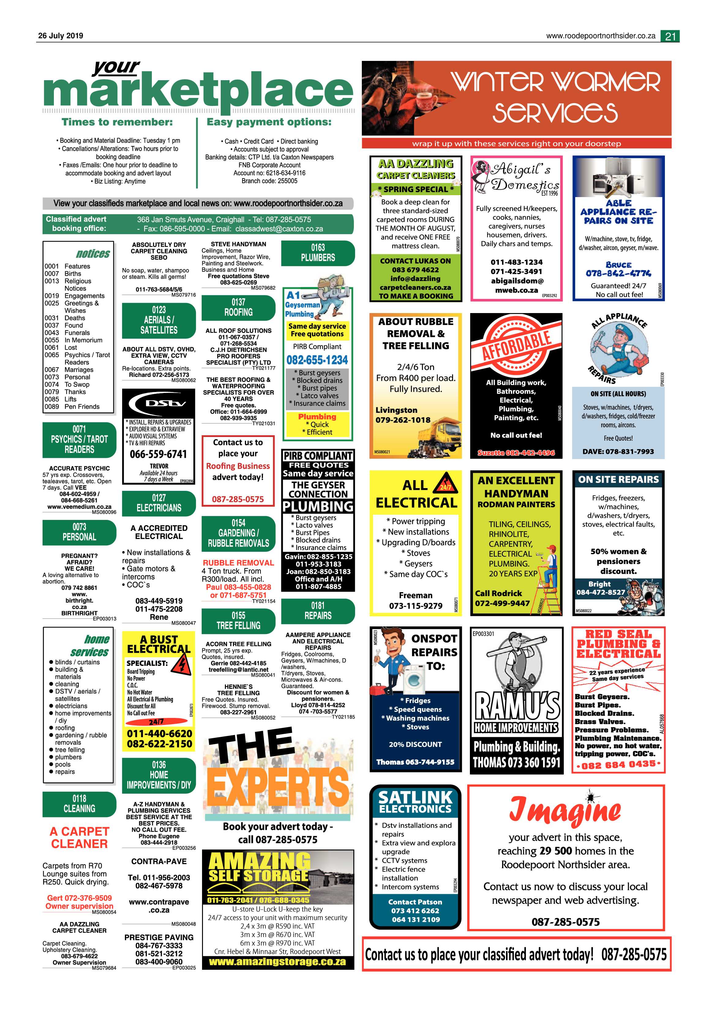 Roodepoort Northsider 26 July 2019 page 21