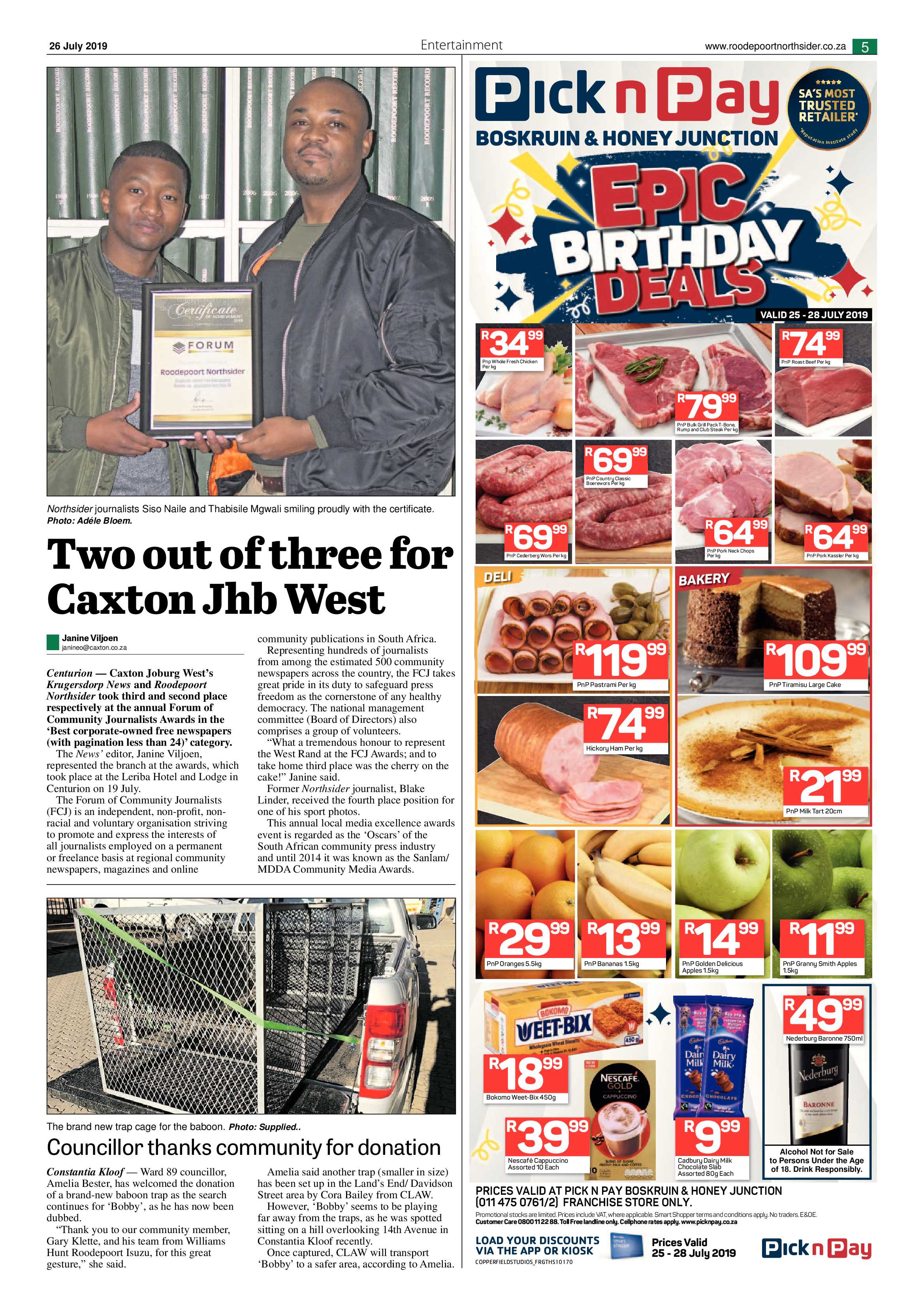 Roodepoort Northsider 26 July 2019 page 5