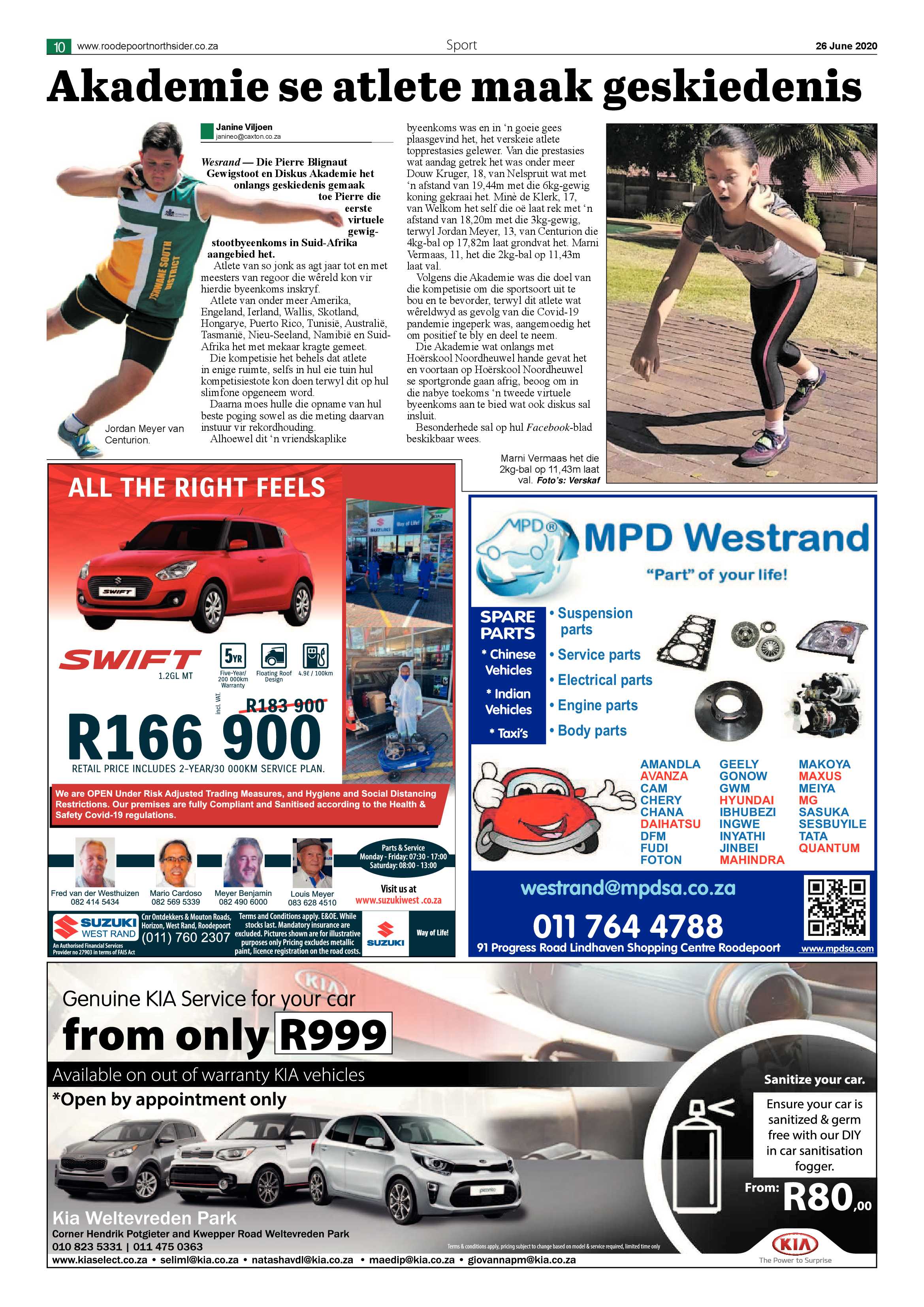 Roodepoort Northsider 26 June 2020 page 10