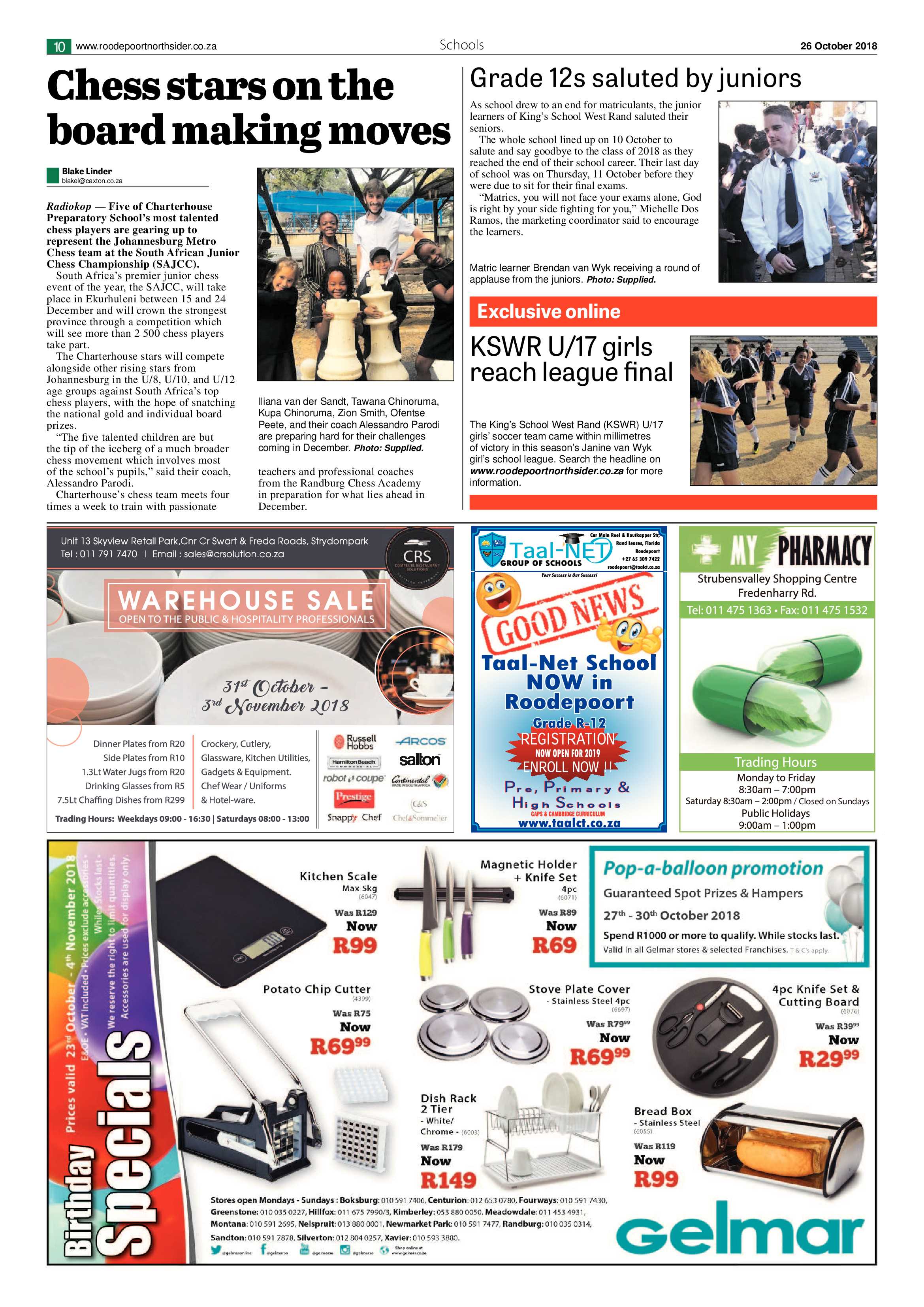 Roodepoort Northsider 26 October 2018 page 10