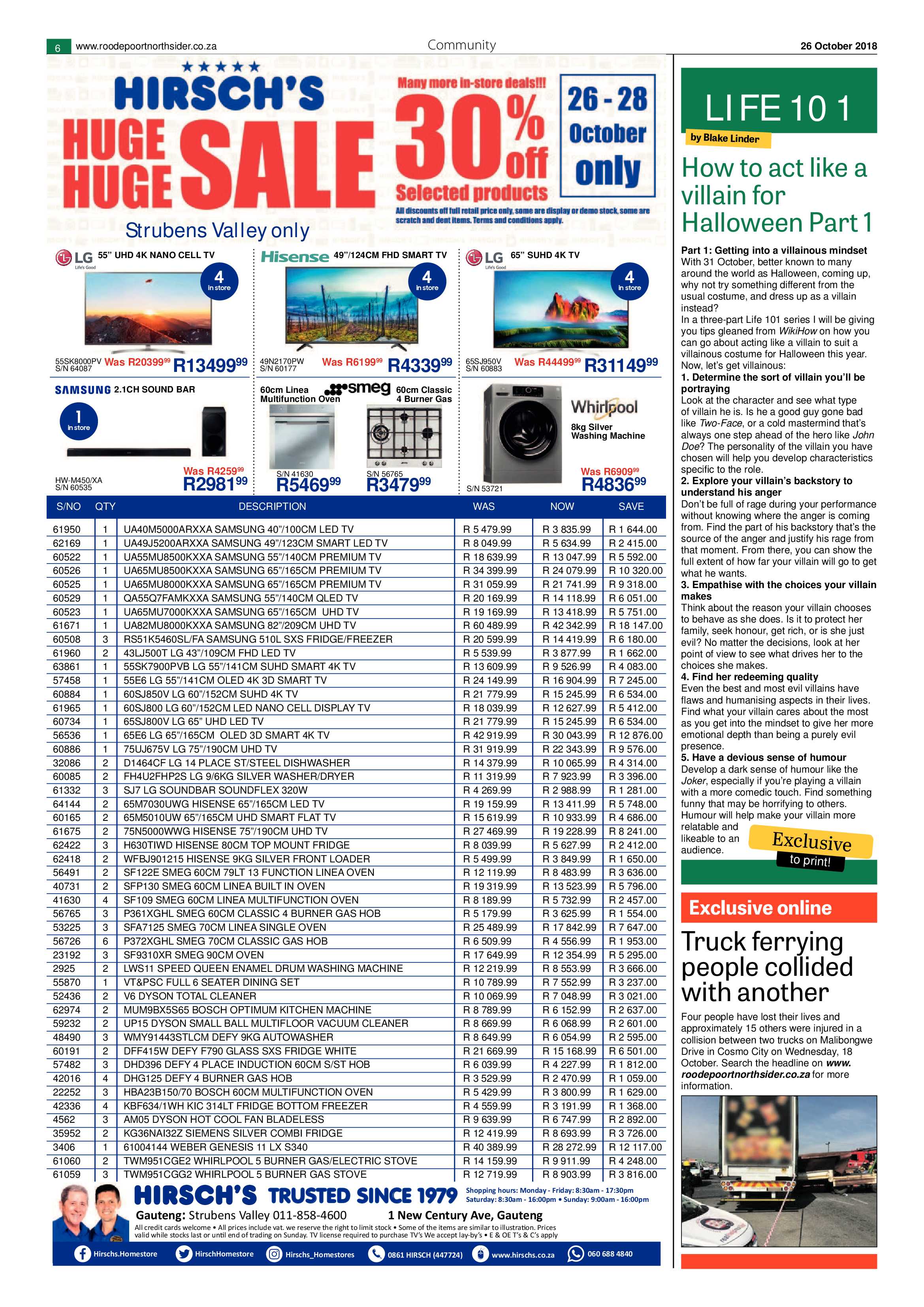 Roodepoort Northsider 26 October 2018 page 6