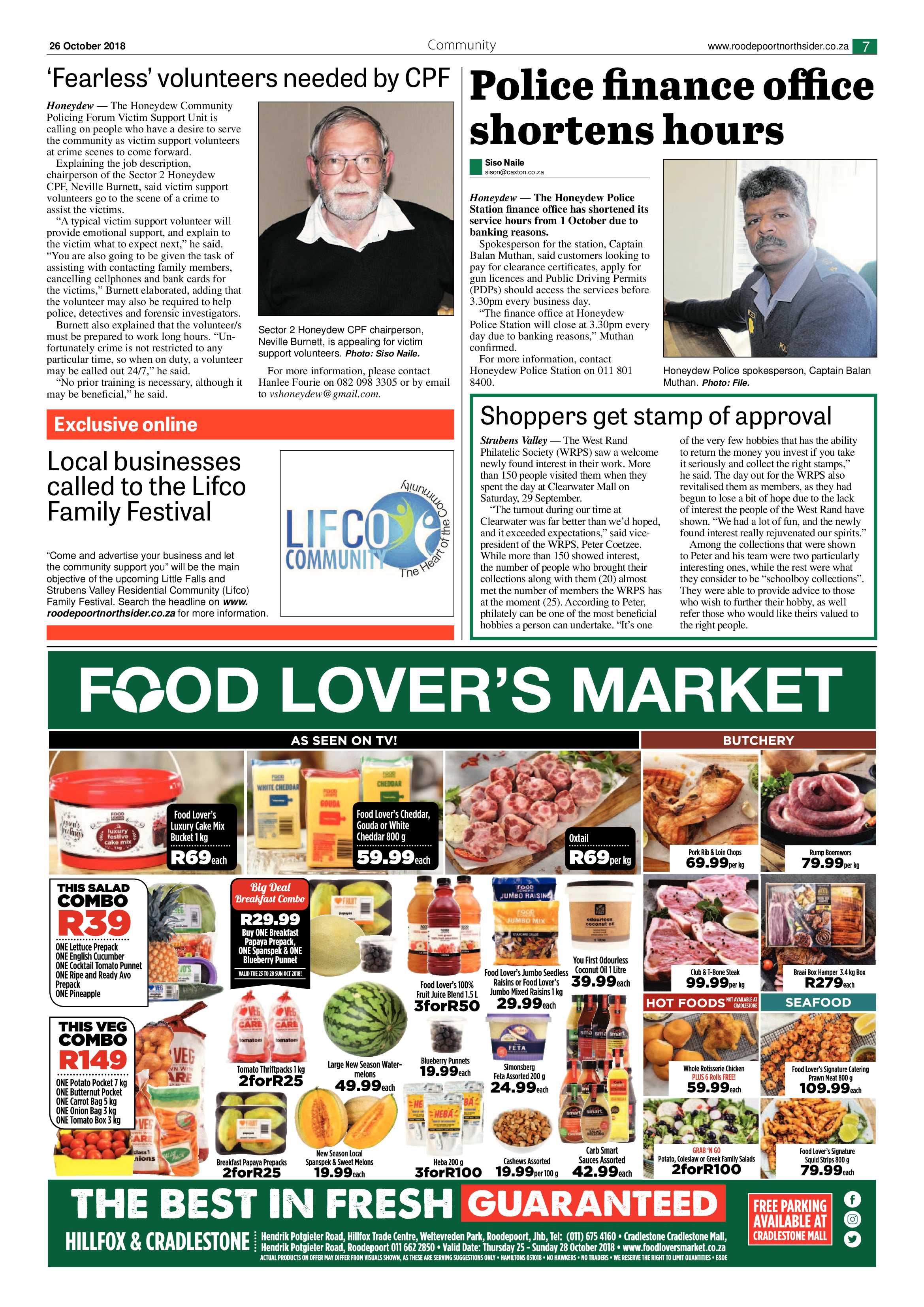 Roodepoort Northsider 26 October 2018 page 7