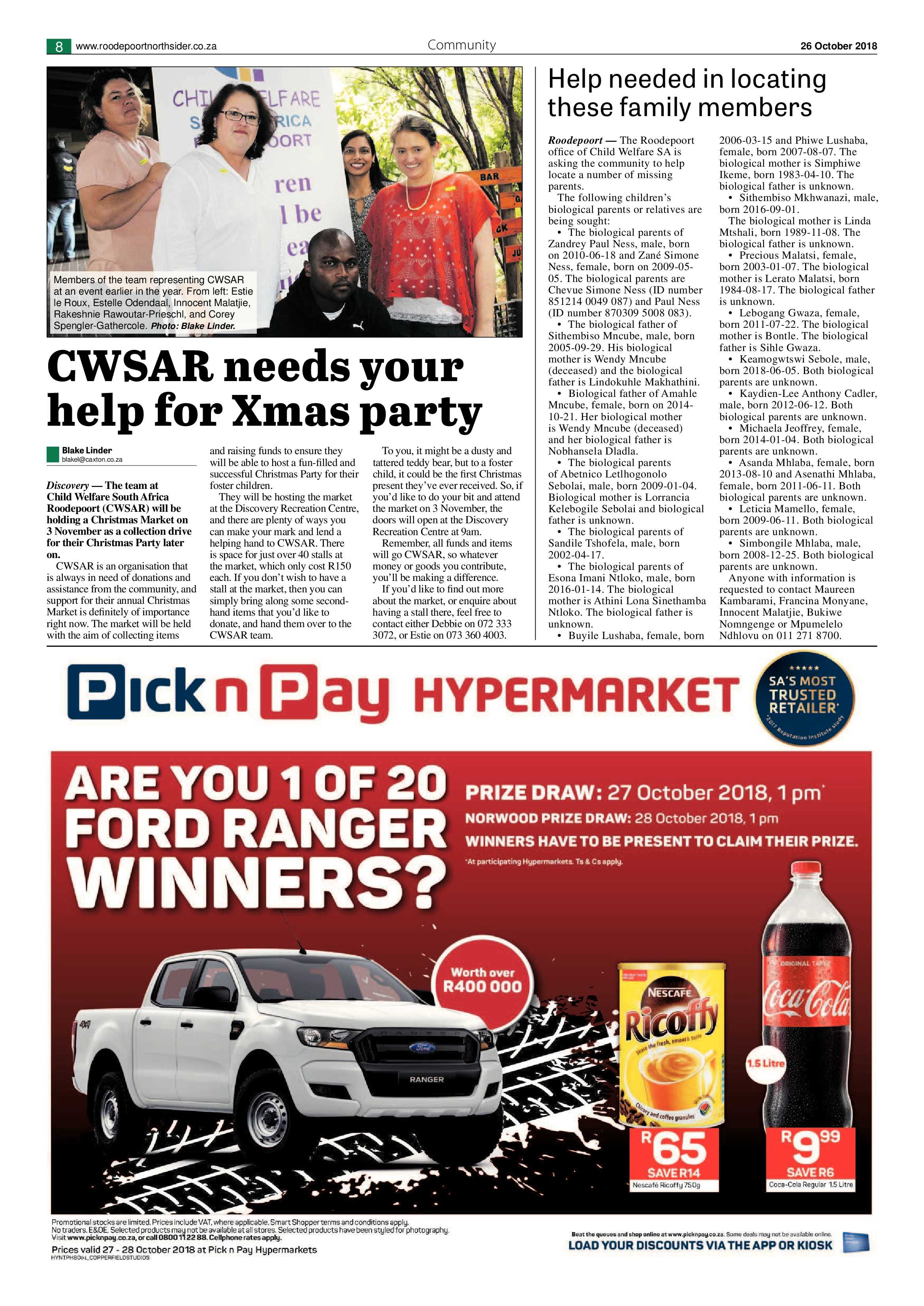 Roodepoort Northsider 26 October 2018 page 8