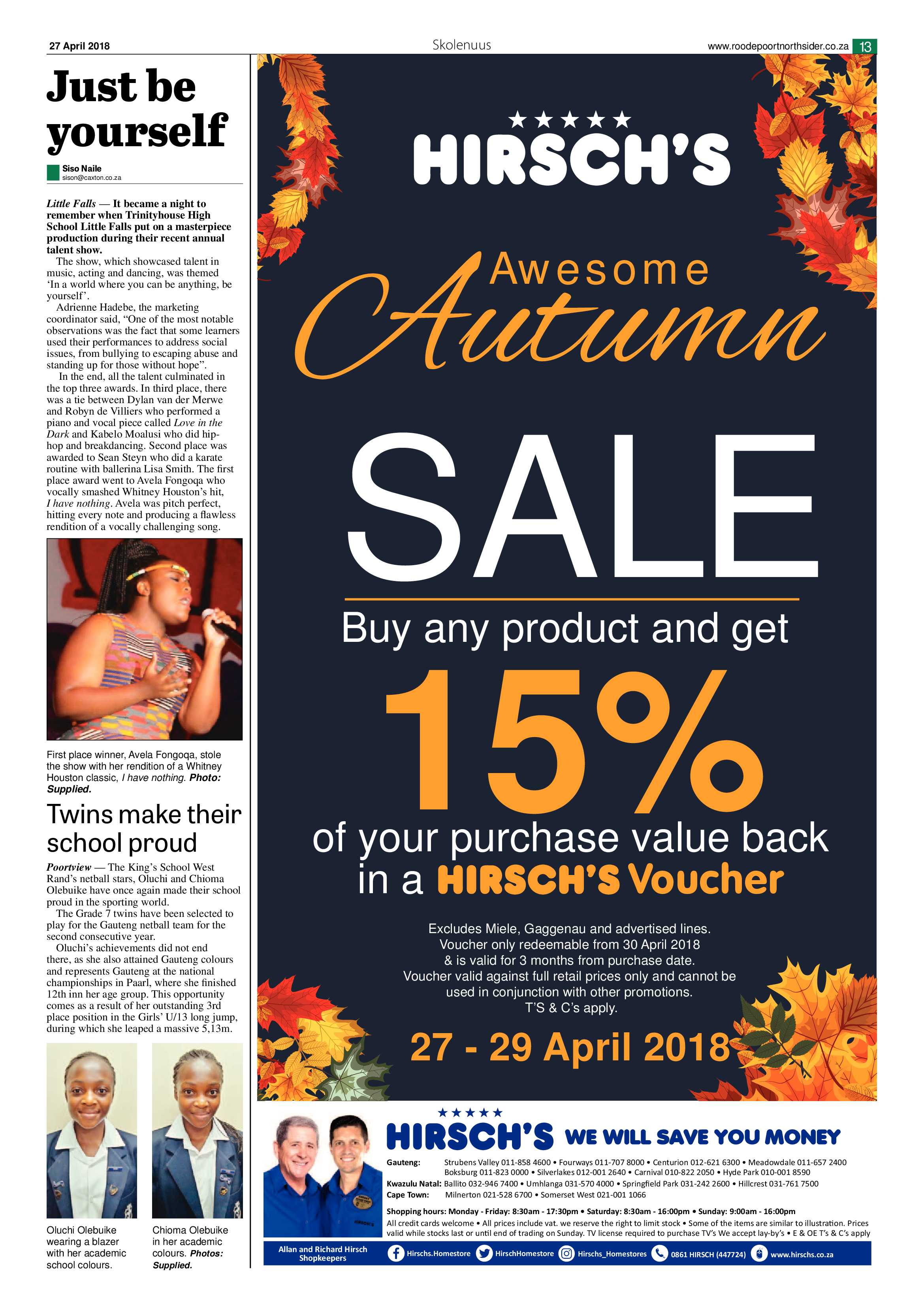 Roodepoort Northsider 27 April 2018 page 13