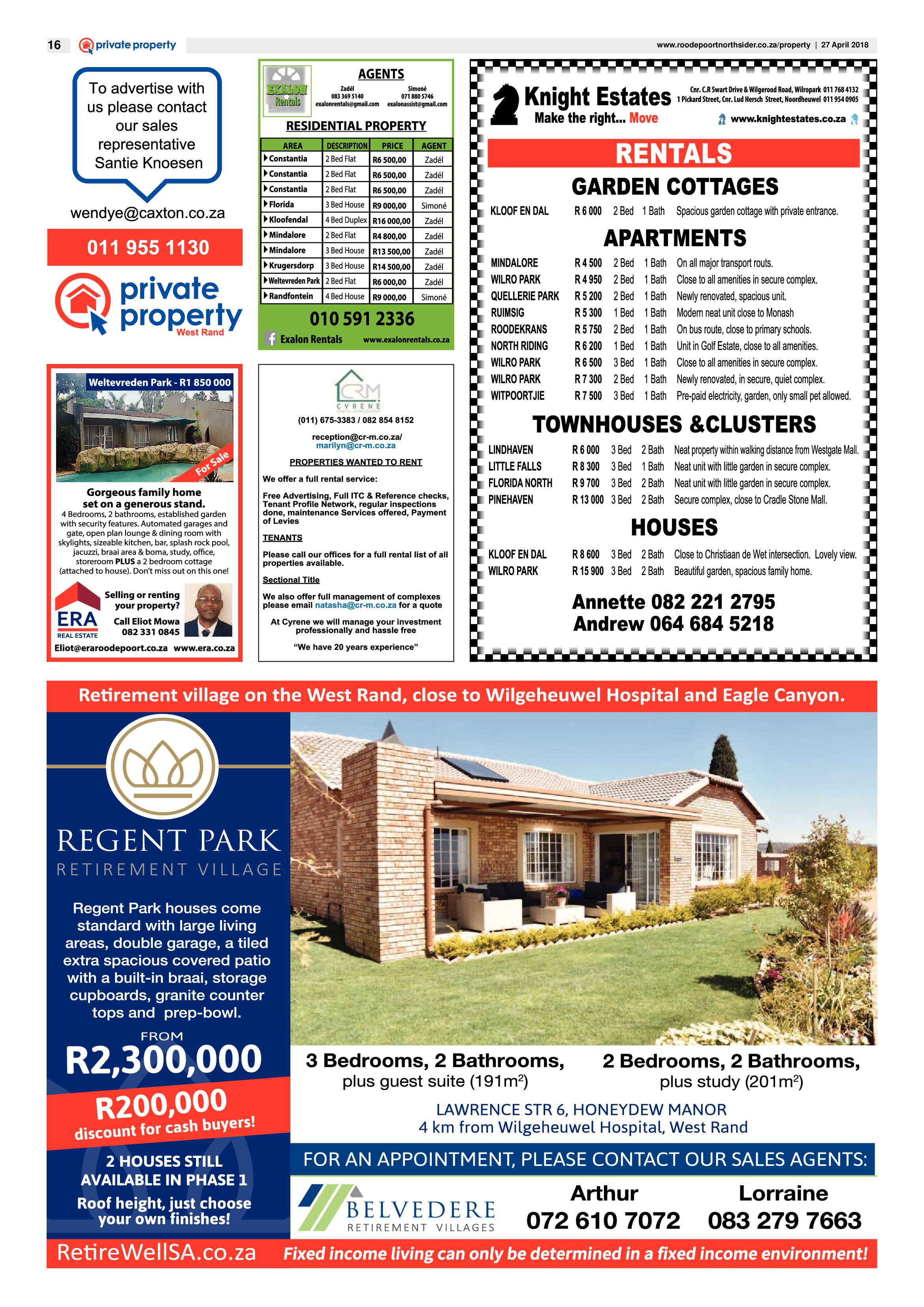Roodepoort Northsider 27 April 2018 page 16