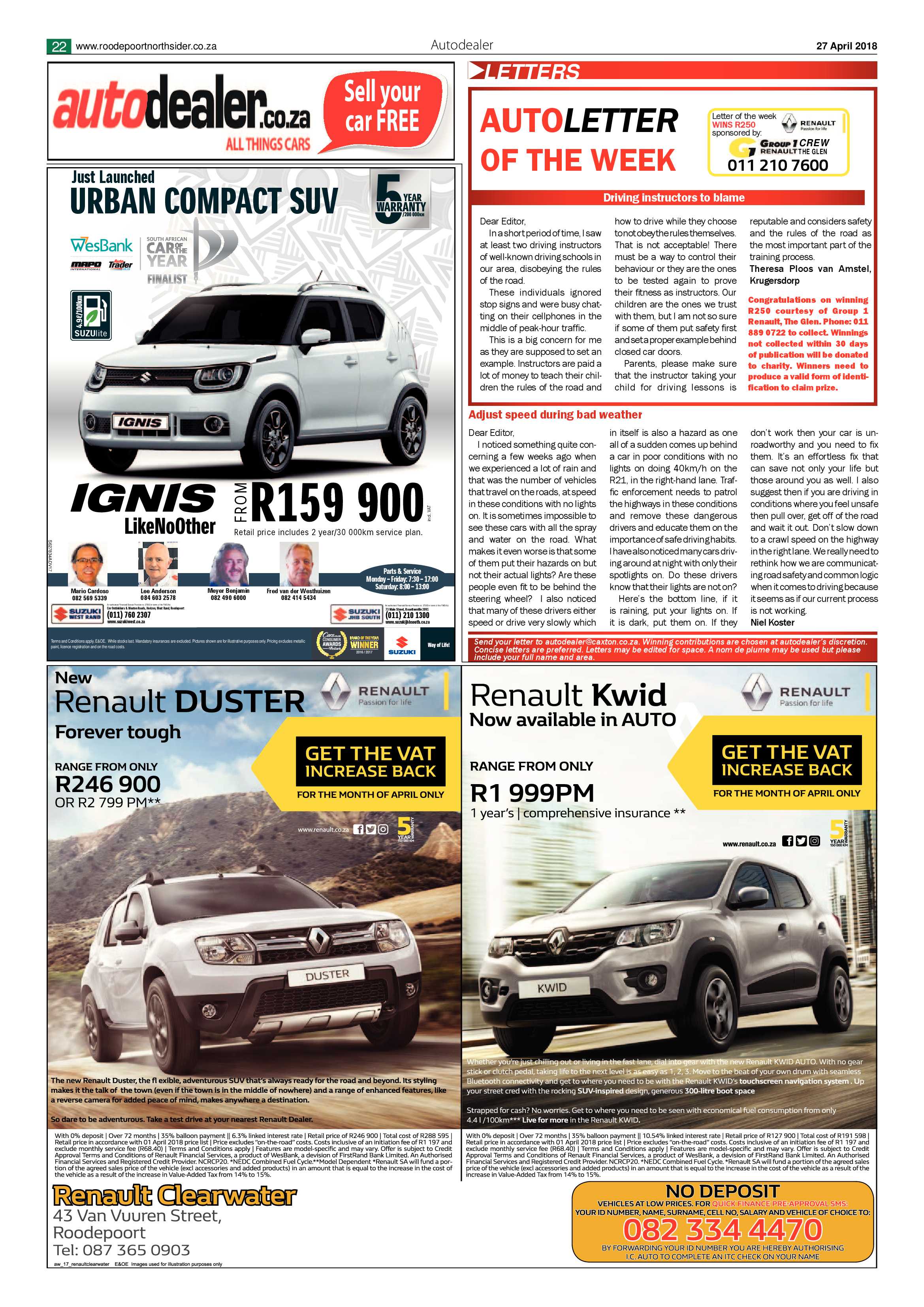 Roodepoort Northsider 27 April 2018 page 22