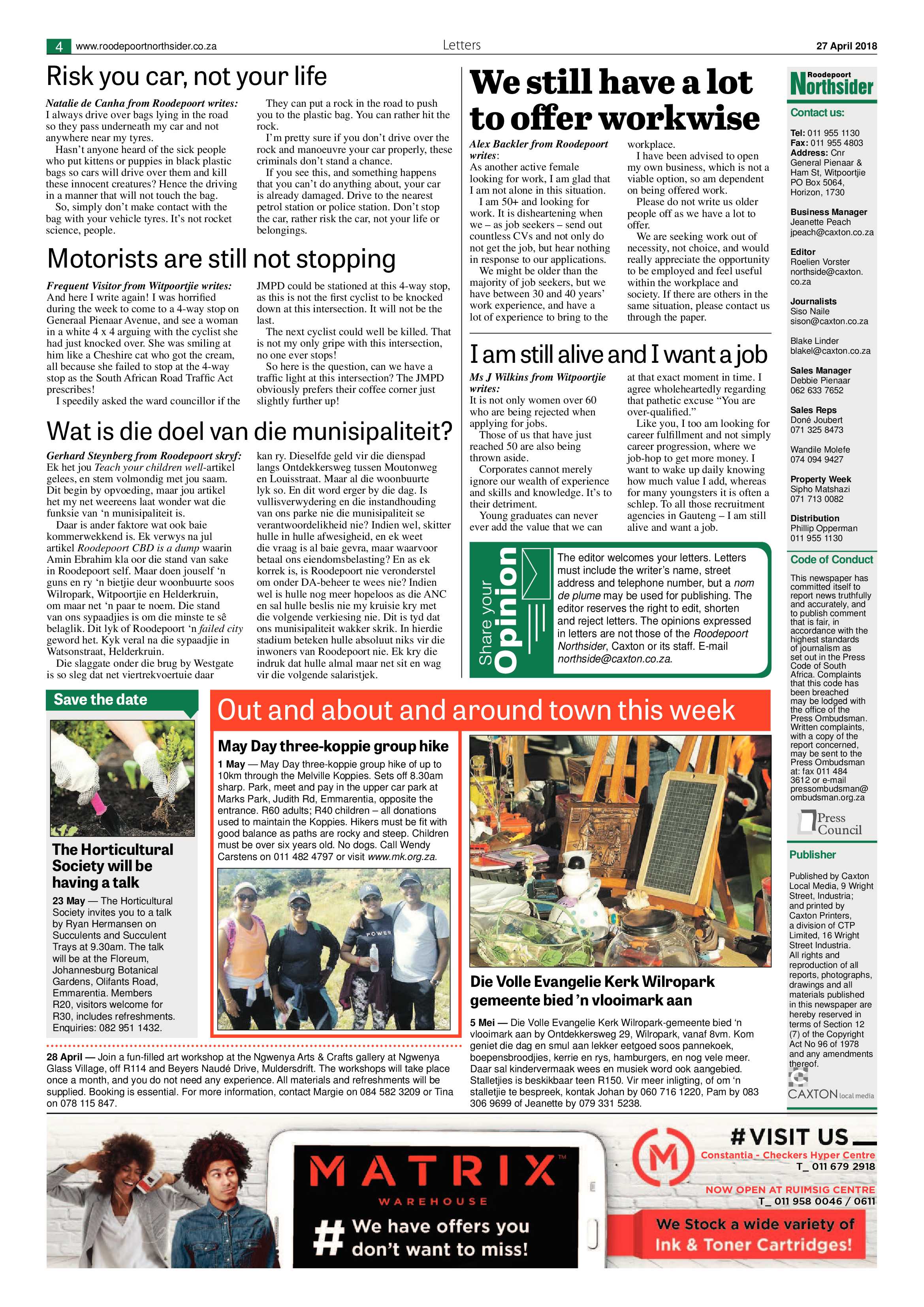 Roodepoort Northsider 27 April 2018 page 4