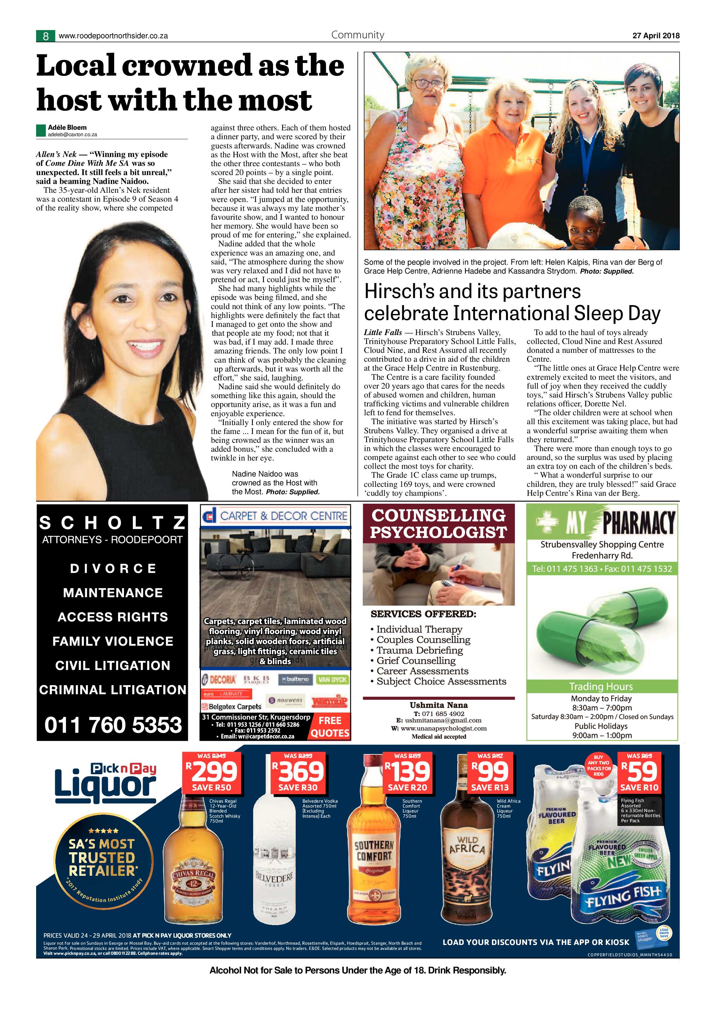 Roodepoort Northsider 27 April 2018 page 8