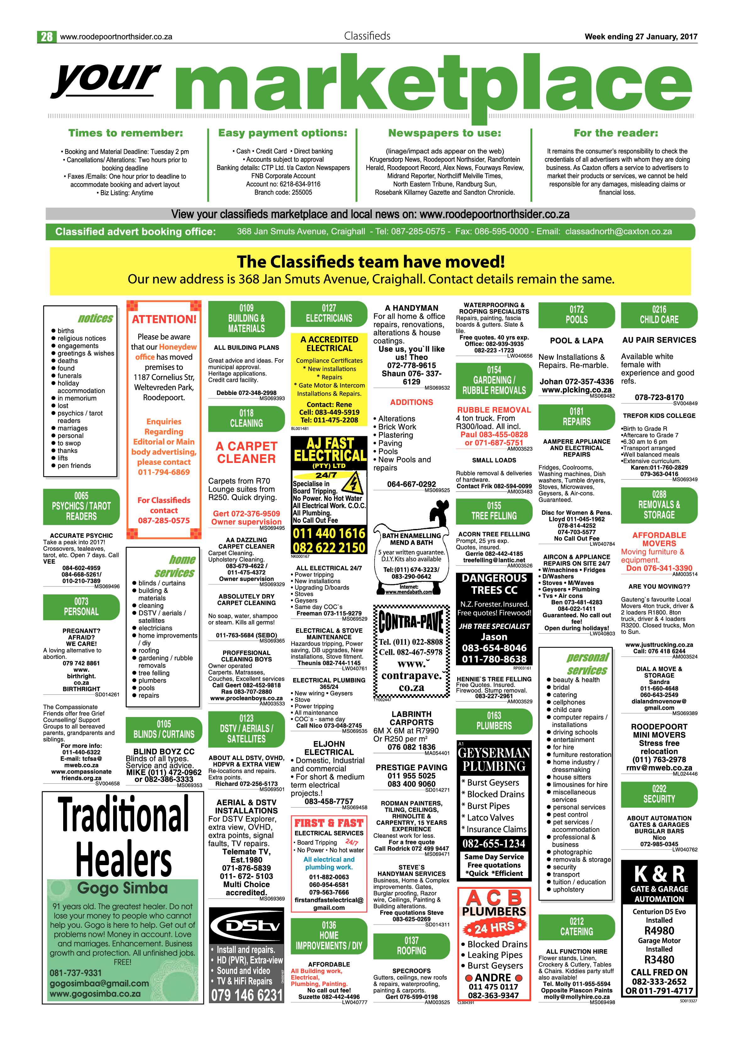 Roodepoort Northsider 27 January 2017 page 28