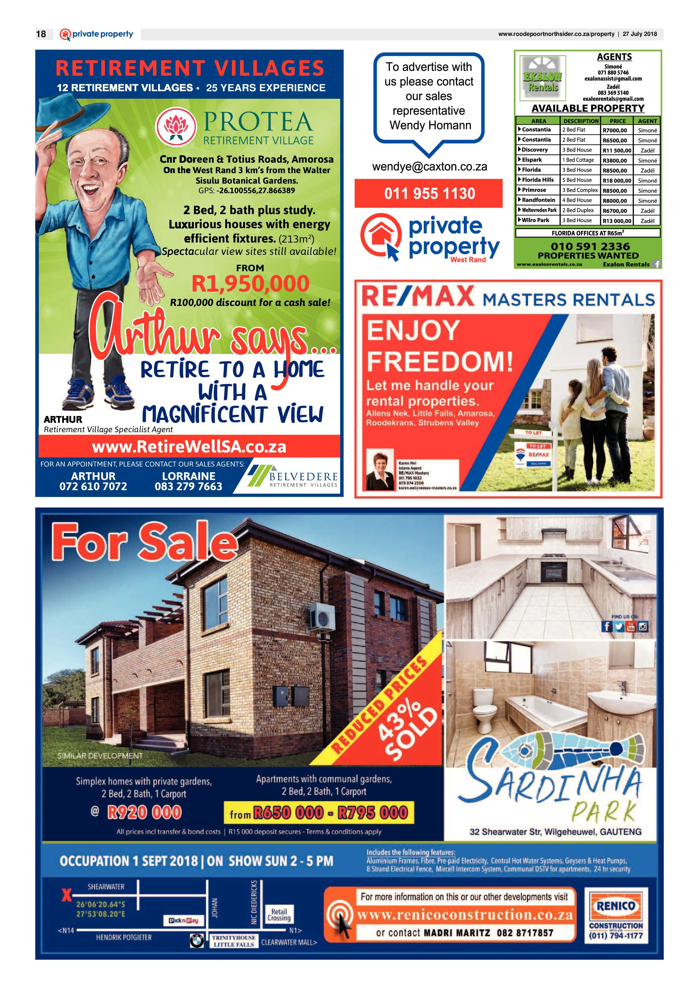 Roodepoort Northsider 27 July 2018 page 18