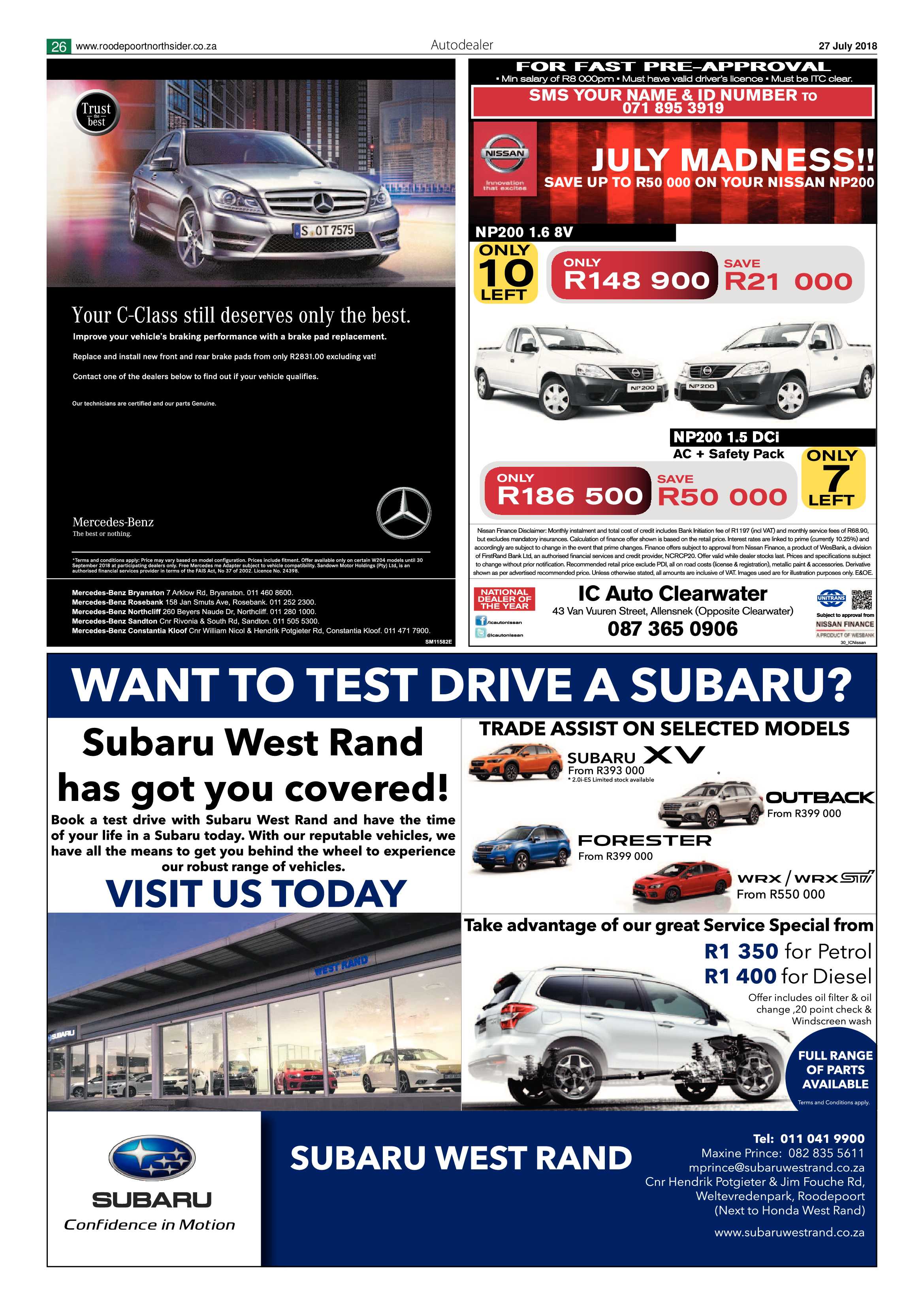 Roodepoort Northsider 27 July 2018 page 26