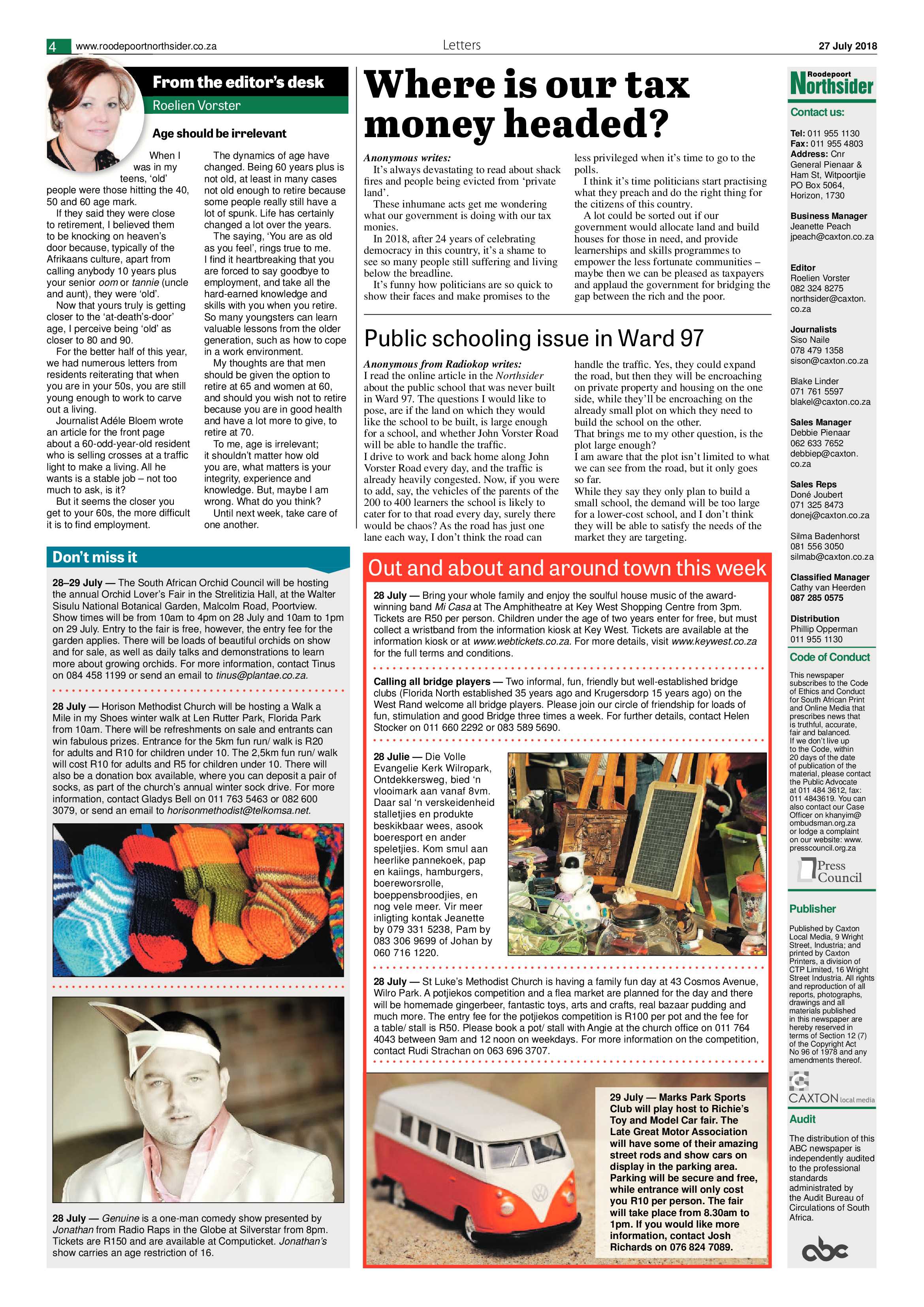 Roodepoort Northsider 27 July 2018 page 4