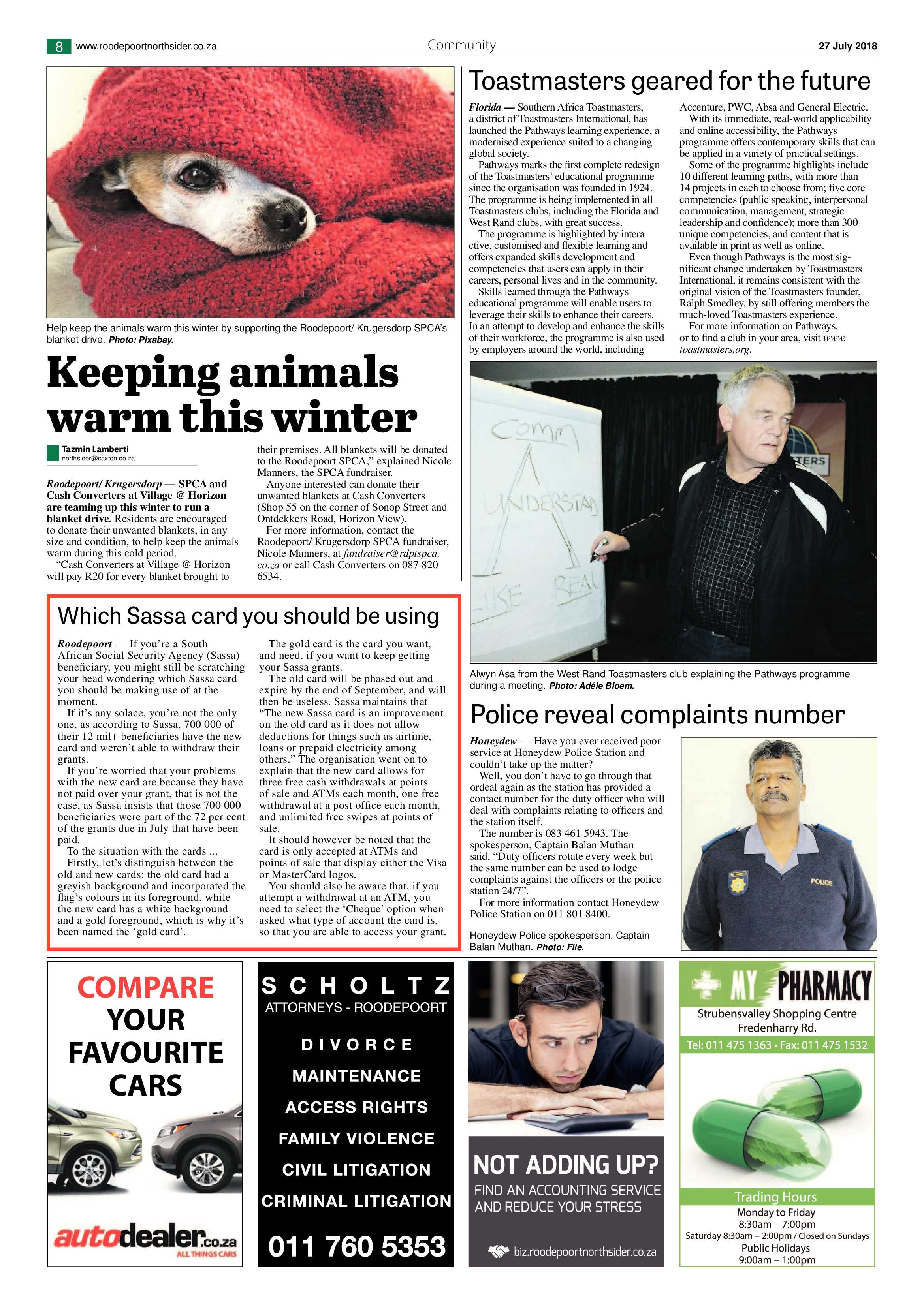 Roodepoort Northsider 27 July 2018 page 8