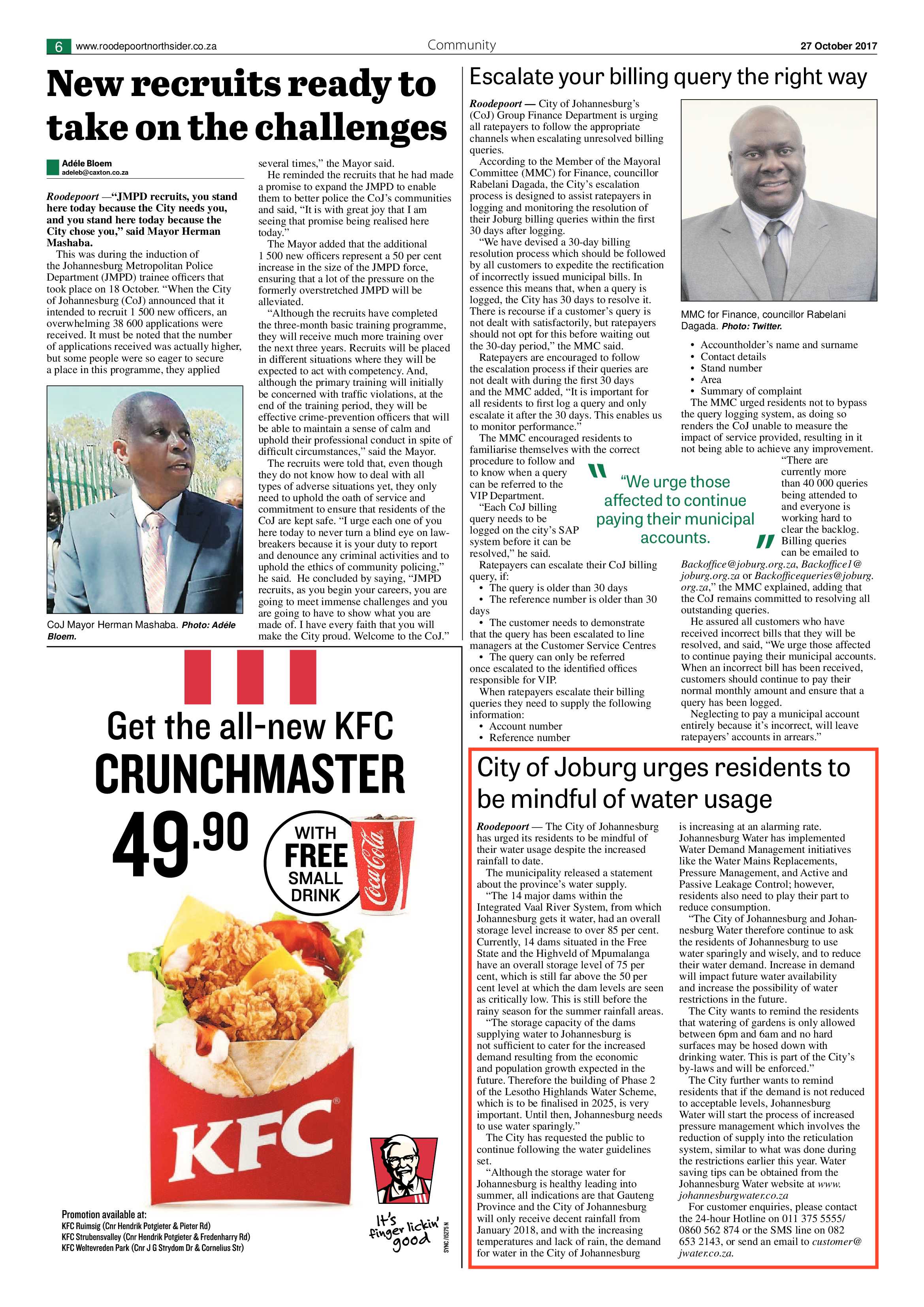 Roodepoort Northsider 27 October 2017 page 6