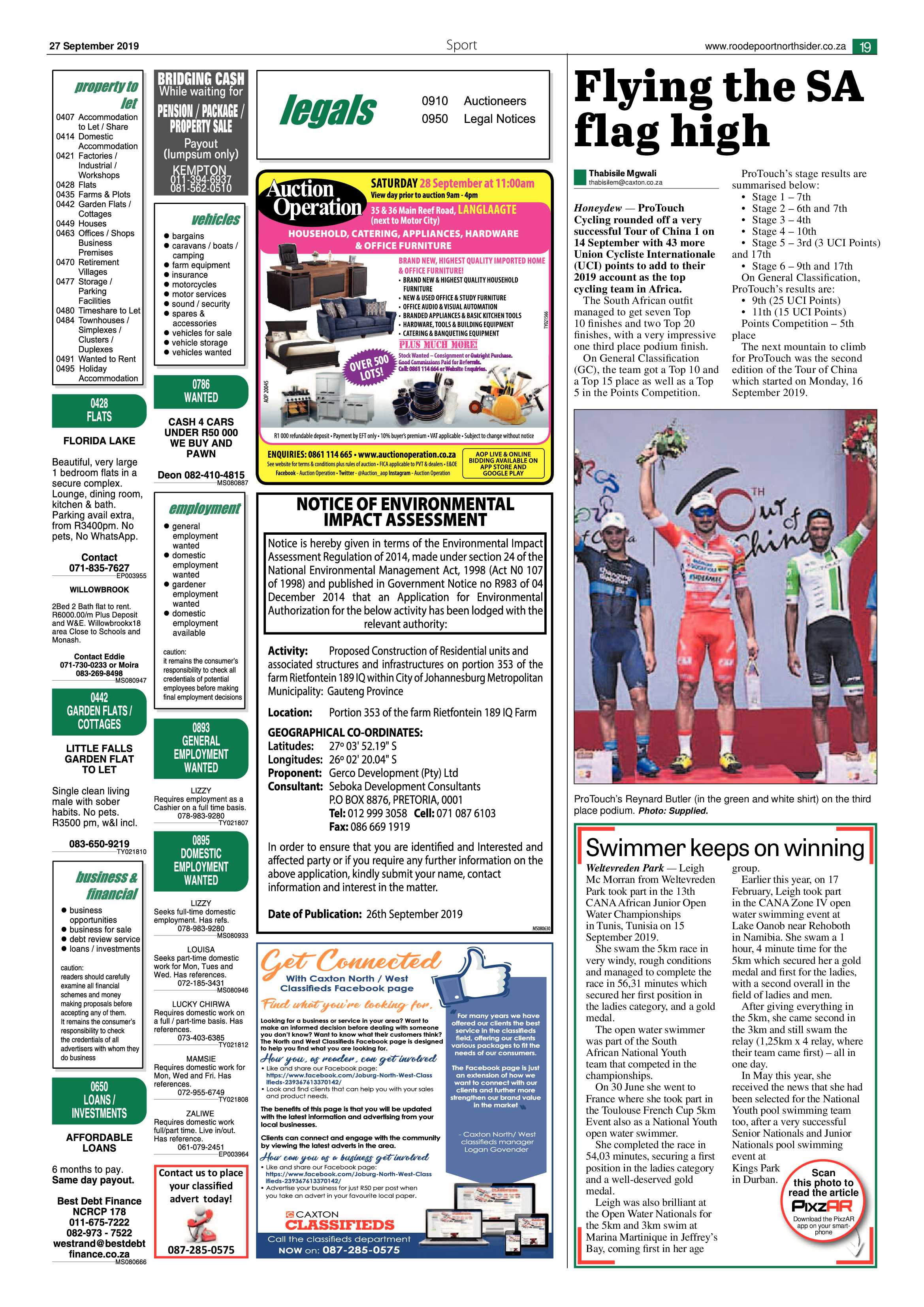 Roodepoort Northsider 27 September 2019 page 19