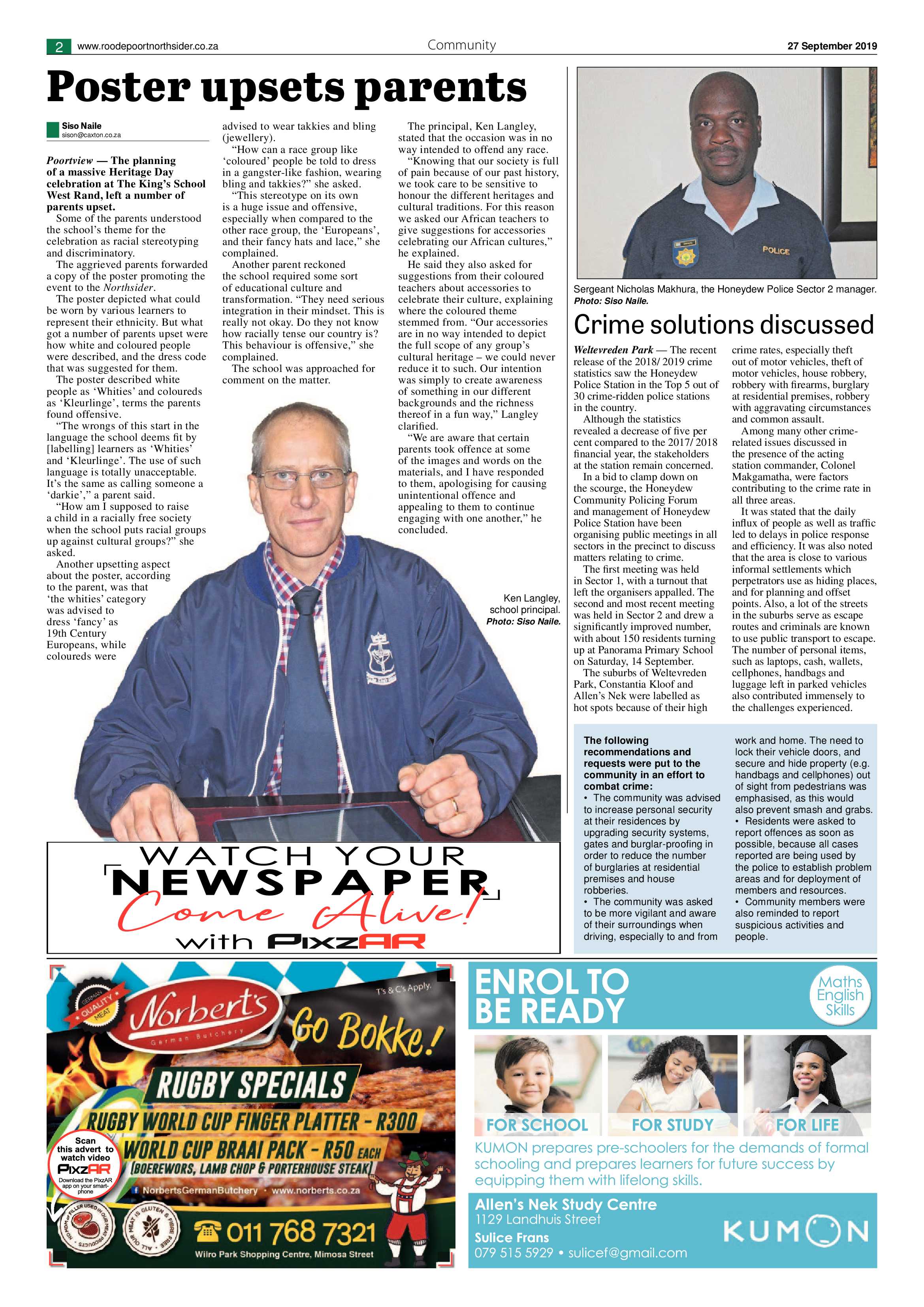 Roodepoort Northsider 27 September 2019 page 2
